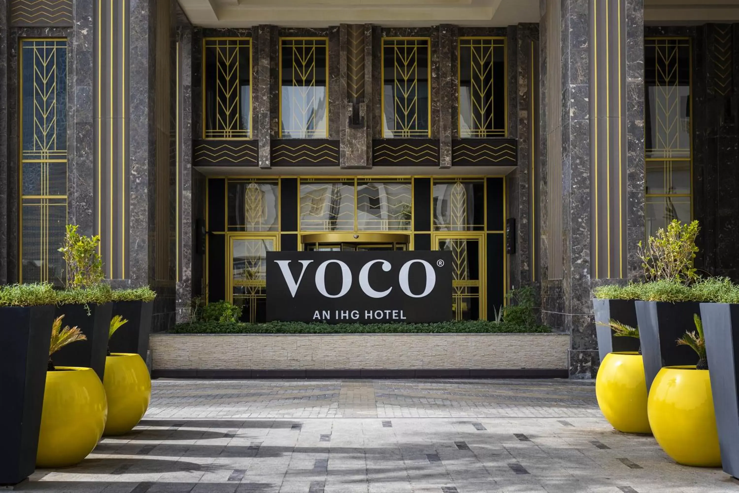 Facade/entrance in voco Doha West Bay Suites, an IHG Hotel