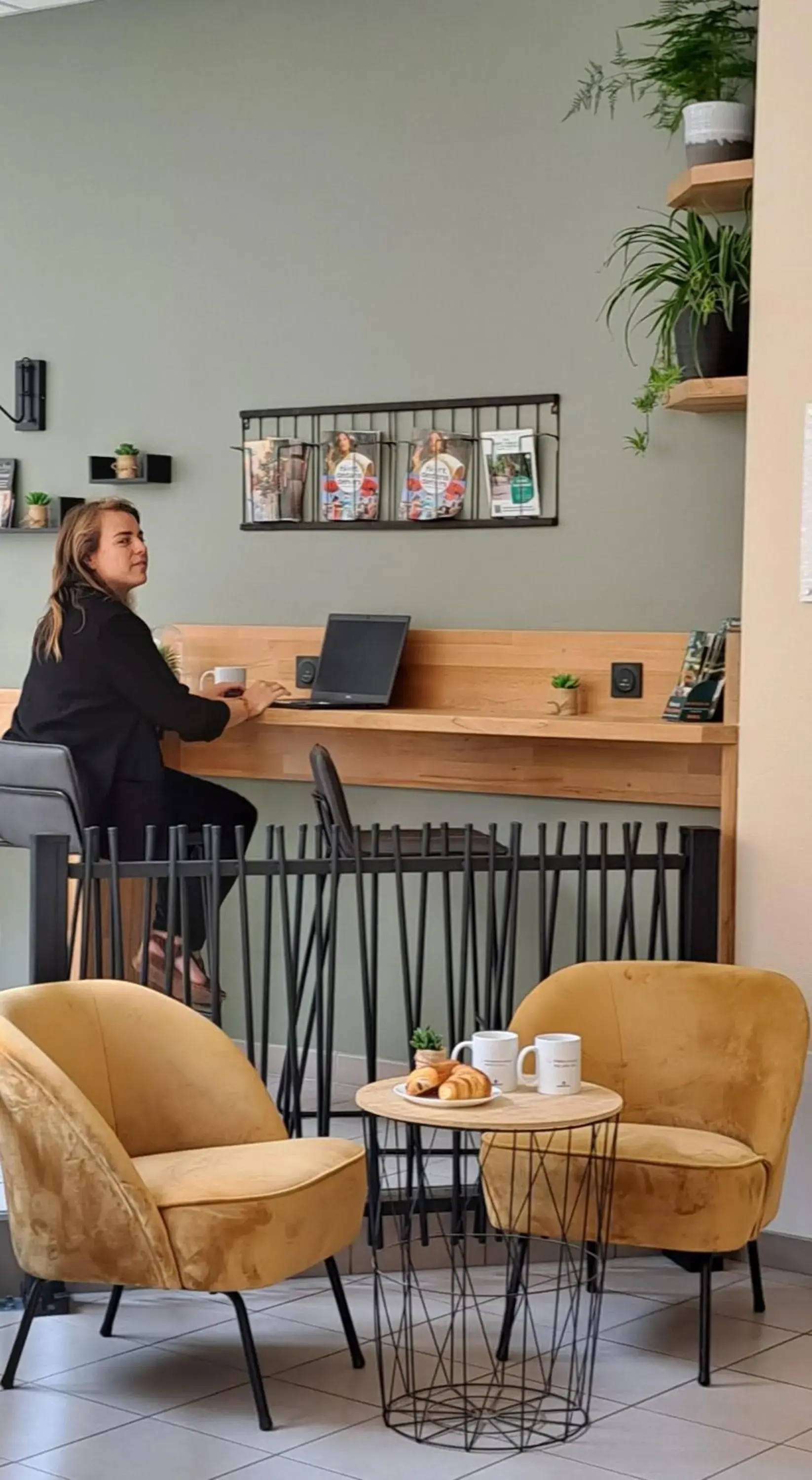 Lobby or reception in Appart'City Niort