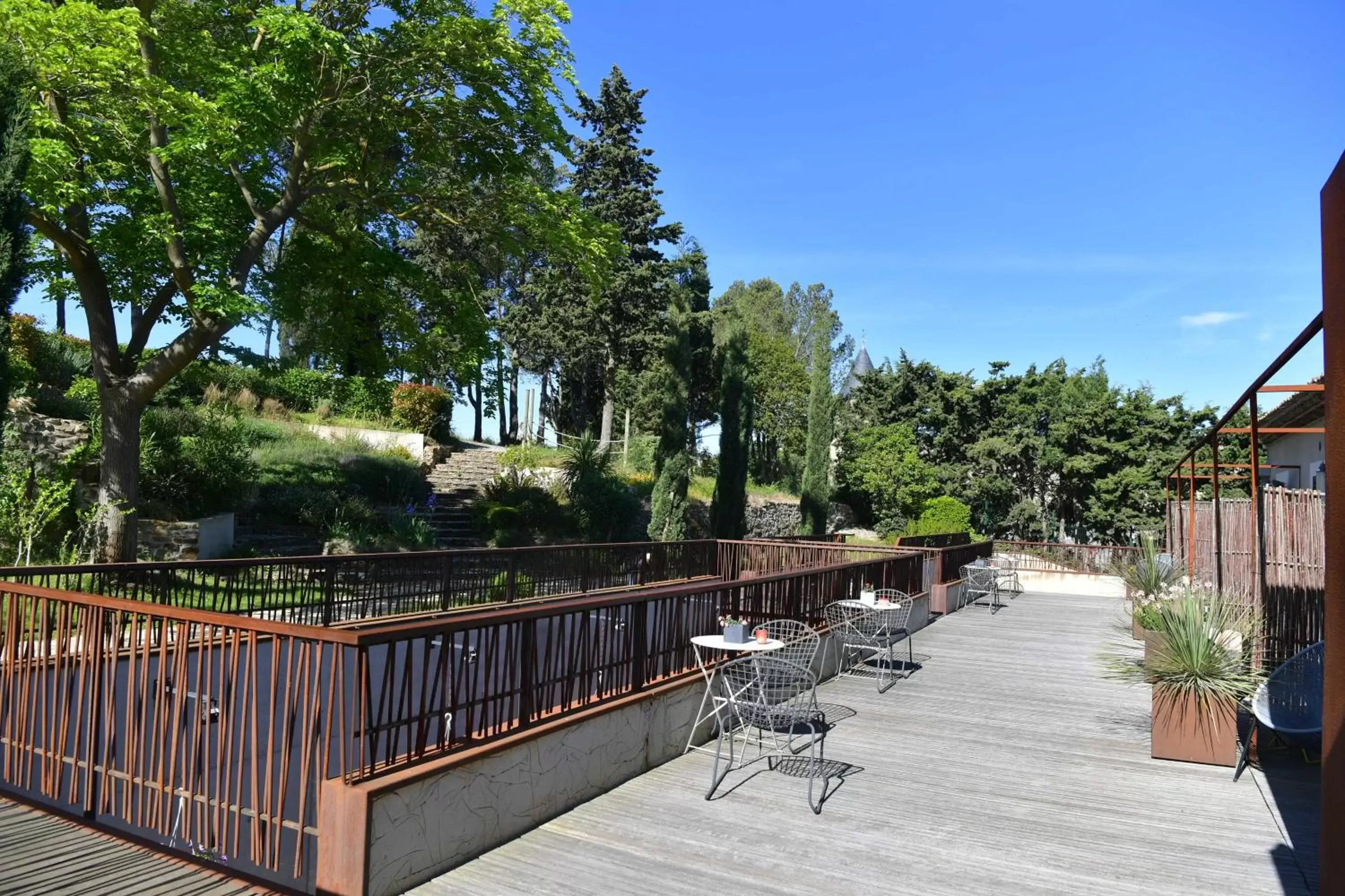 Balcony/Terrace in Hotel Pont Levis - Franck Putelat