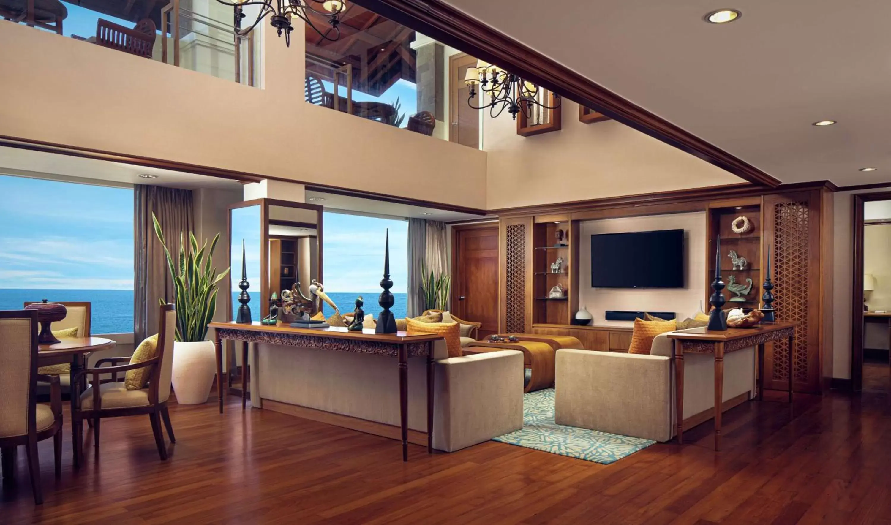 Living room, TV/Entertainment Center in Hilton Bali Resort