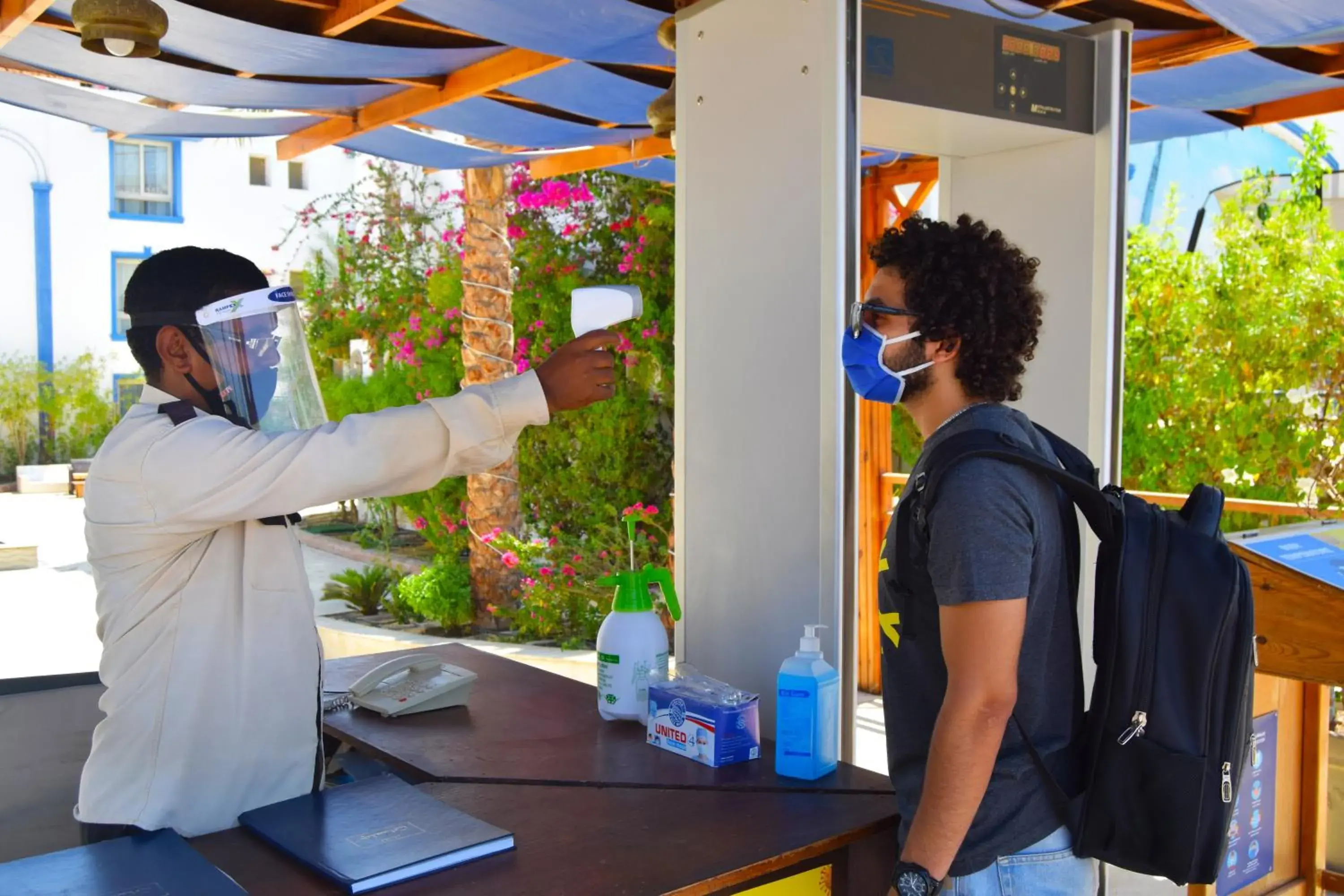 Facade/entrance in Naama Blue Hotel Facade/entrance in Naama Blue Hotel