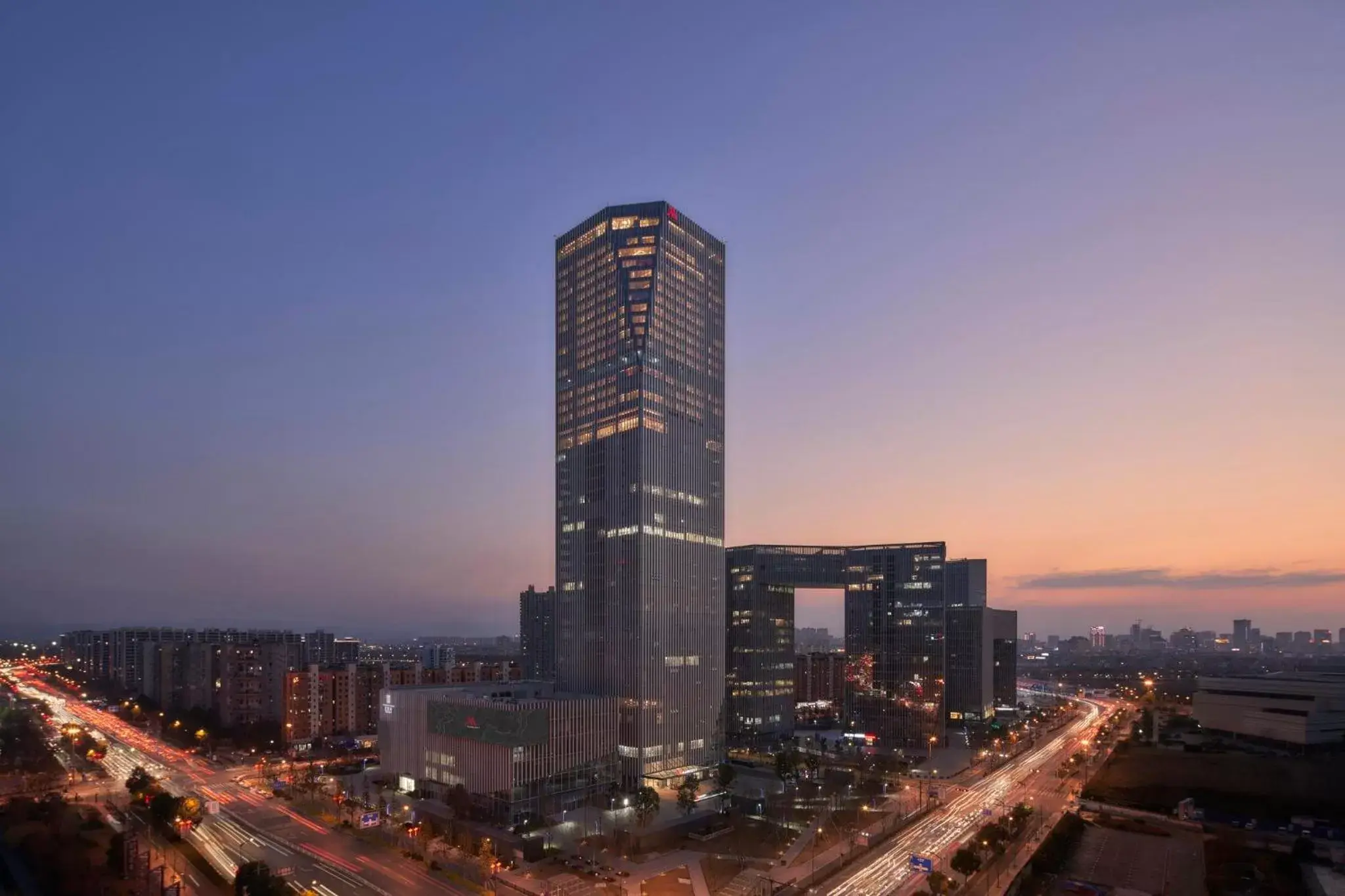 Property building in Jinhua Marriott Hotel