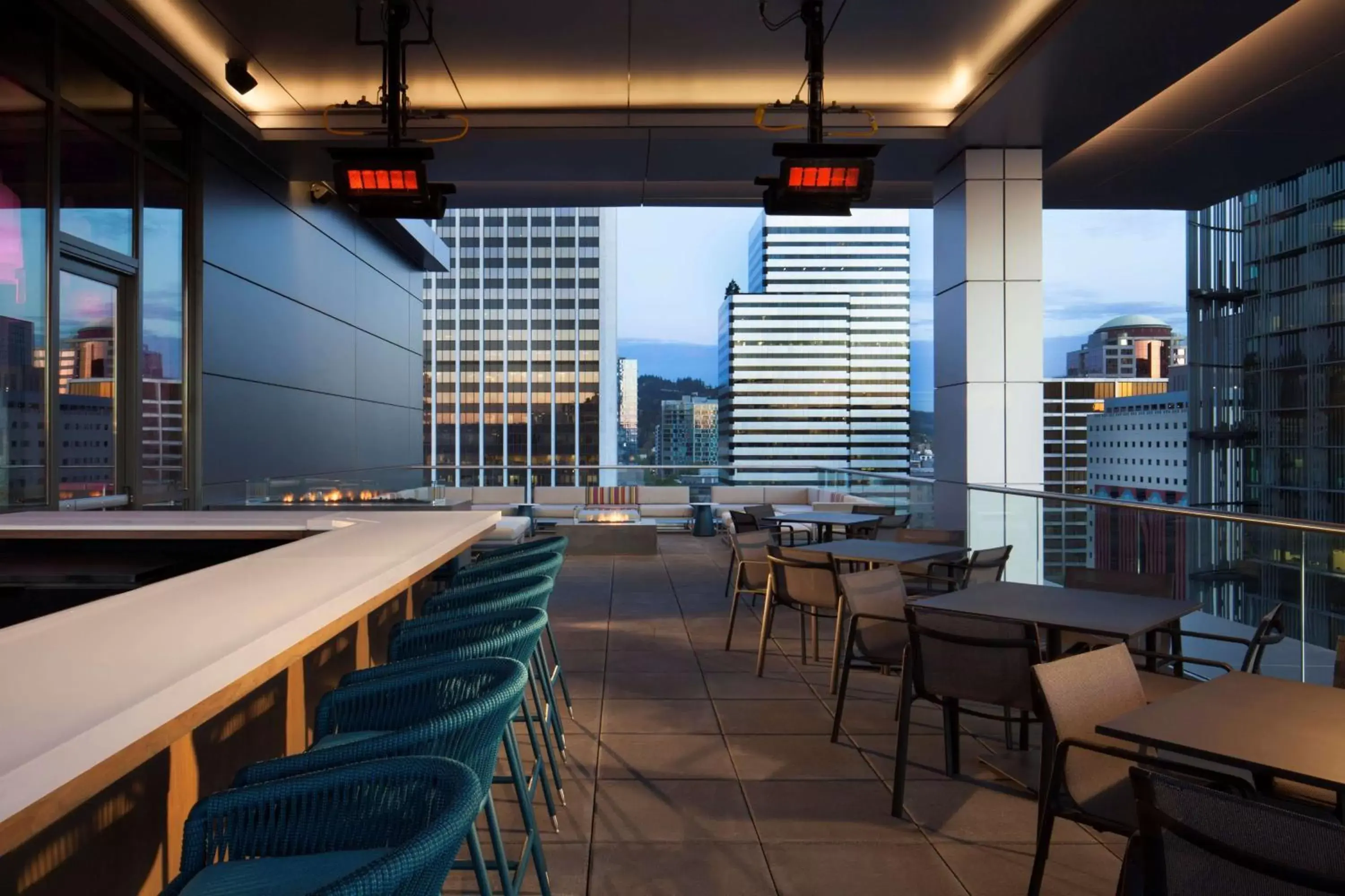 Dining area in The Porter Portland, Curio Collection By Hilton