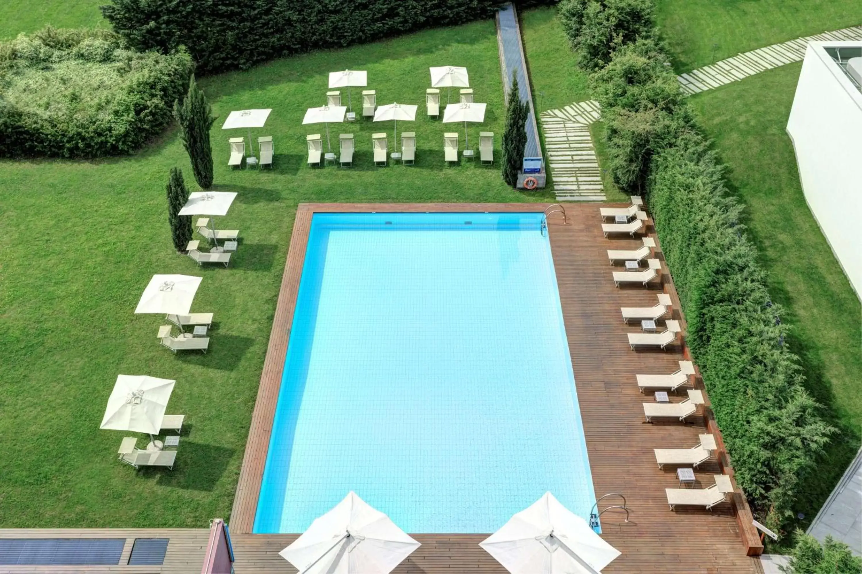 Pool View in Hilton Garden Inn Venice Mestre