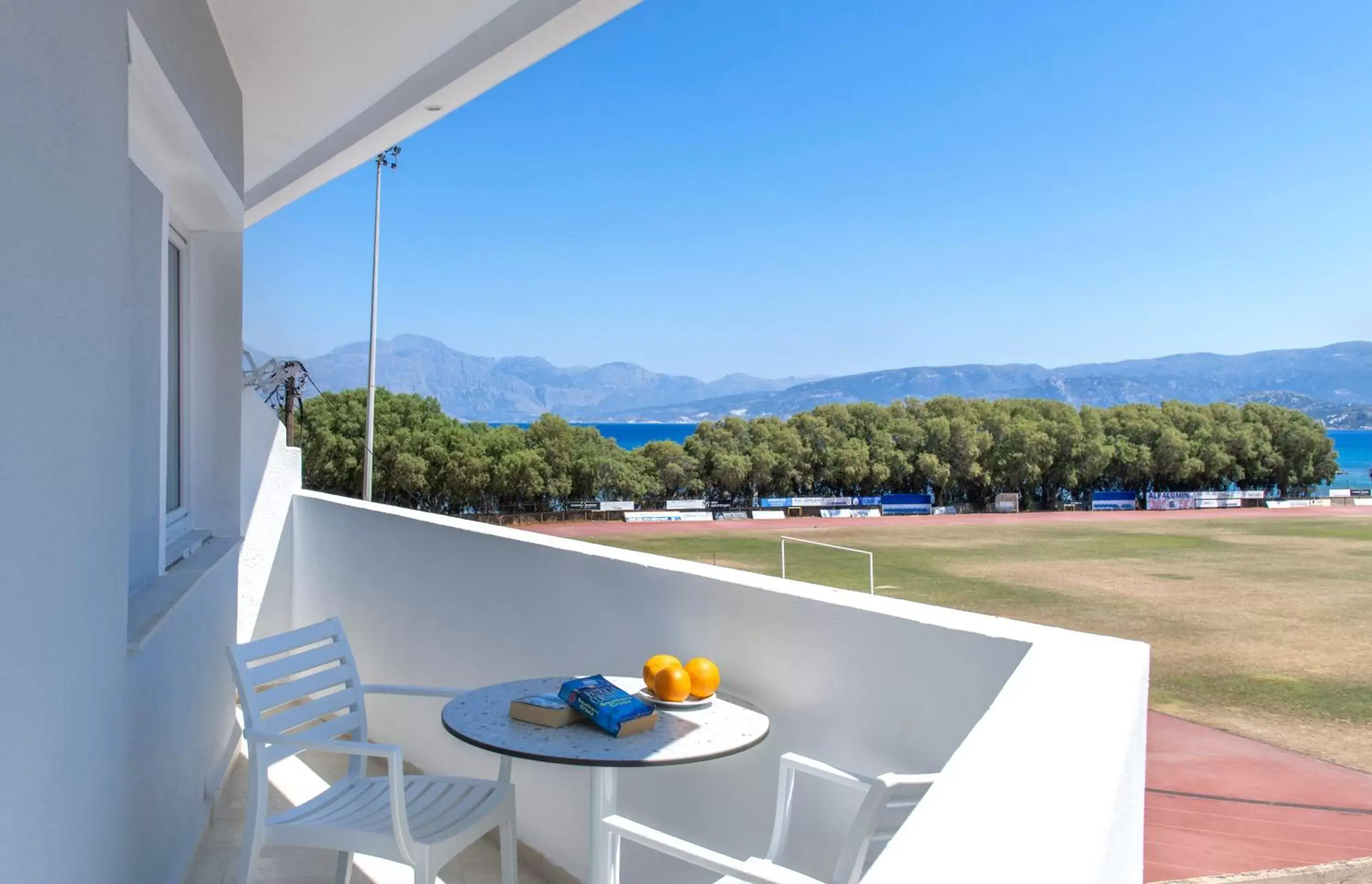 Balcony/Terrace in Naiades Marina Hotel