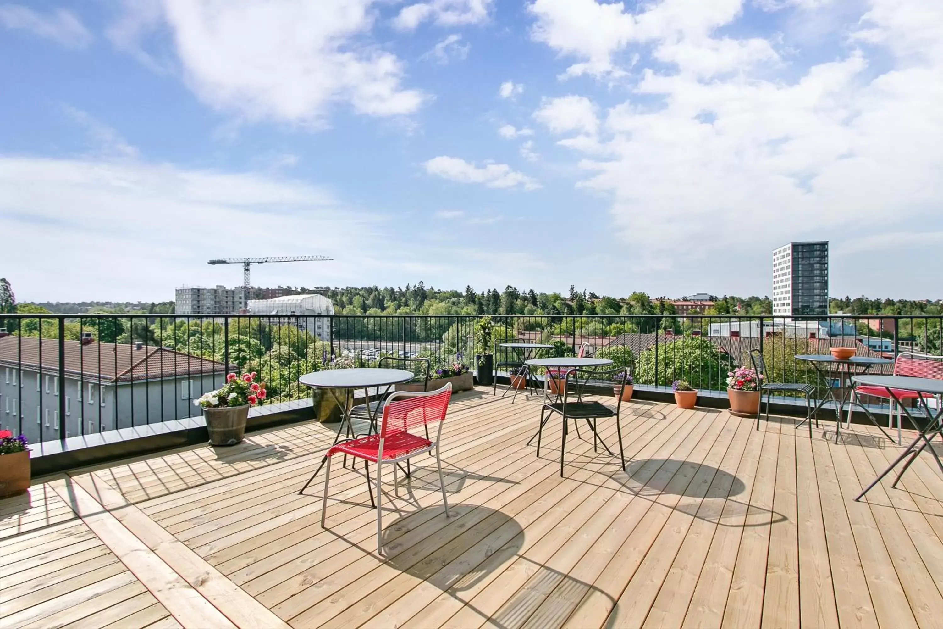 Patio, Balcony/Terrace in First Hotel Brommaplan