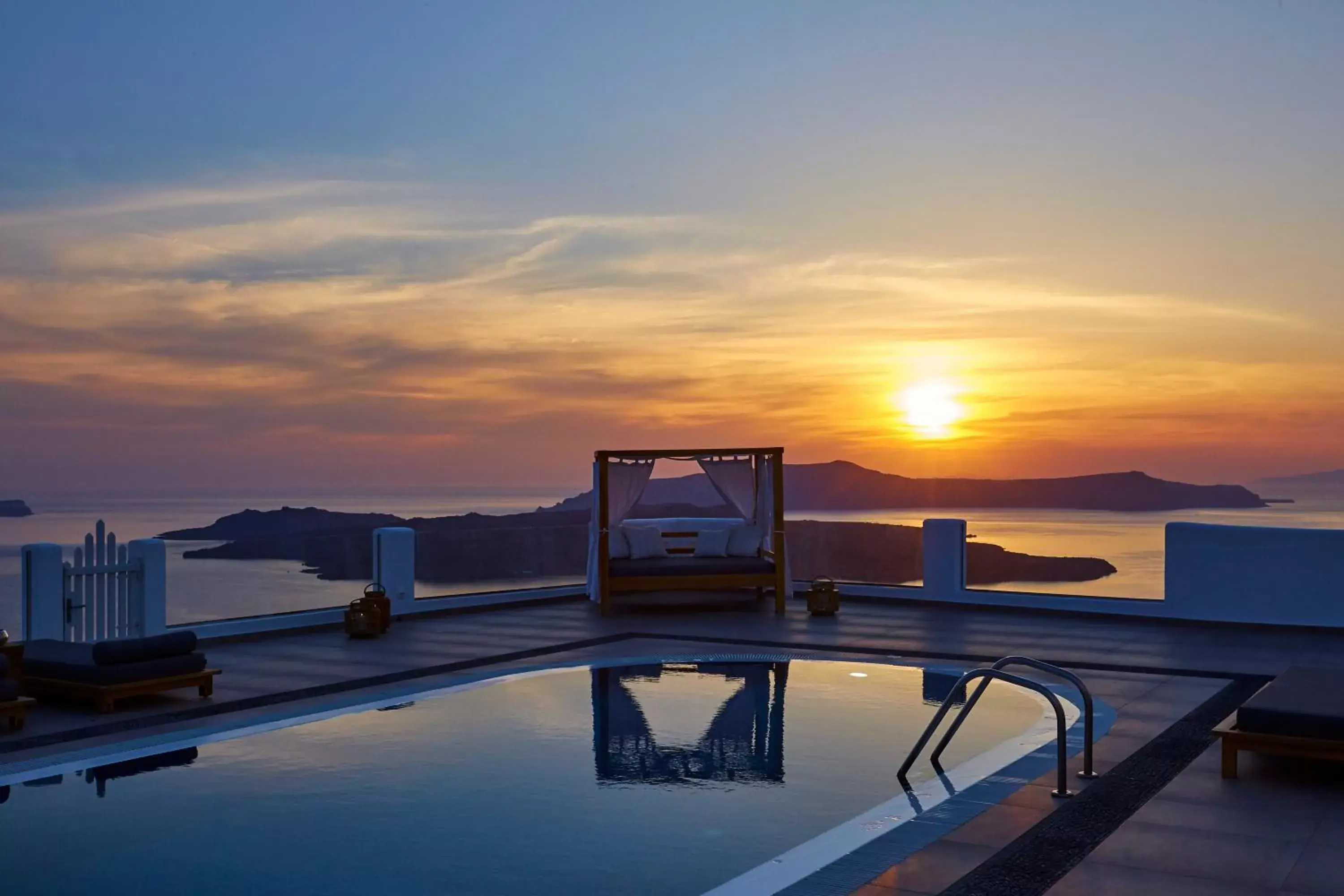 Time of day, Swimming Pool in Volcano View by Caldera Collection