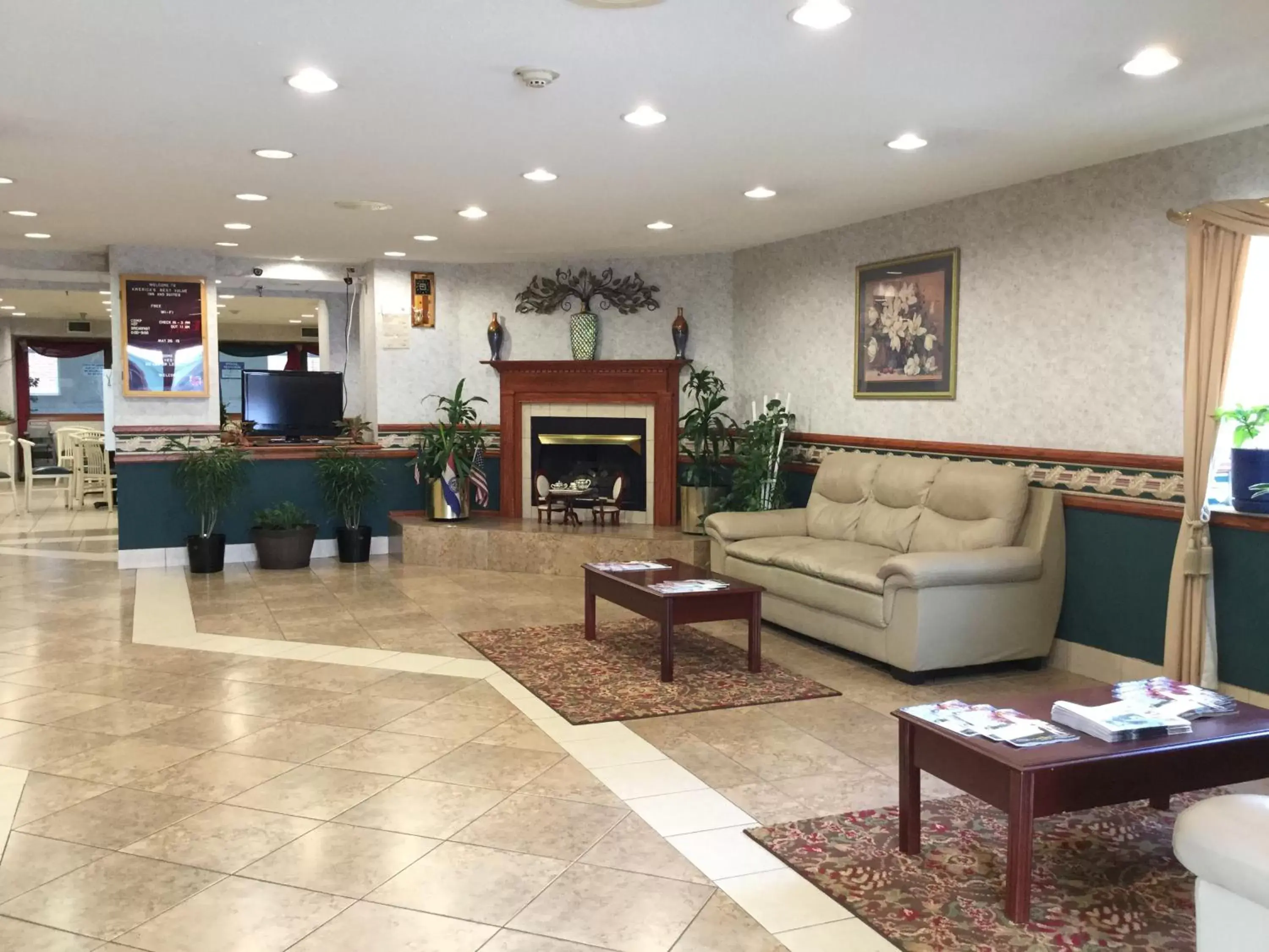 Lobby/Reception in Americas Best Value Inn and Suites Saint Charles