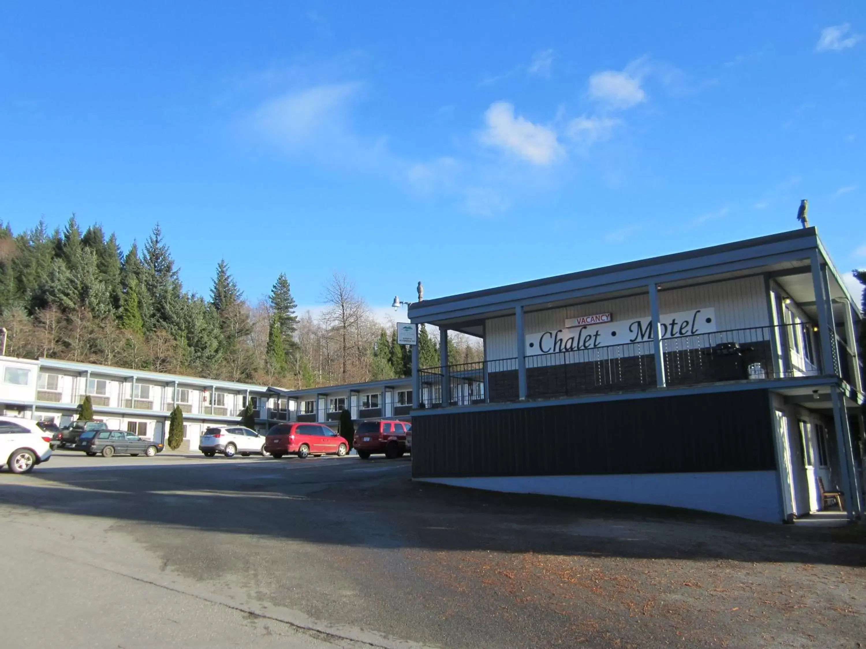 Bird's eye view, Property Building in Chalet Inn