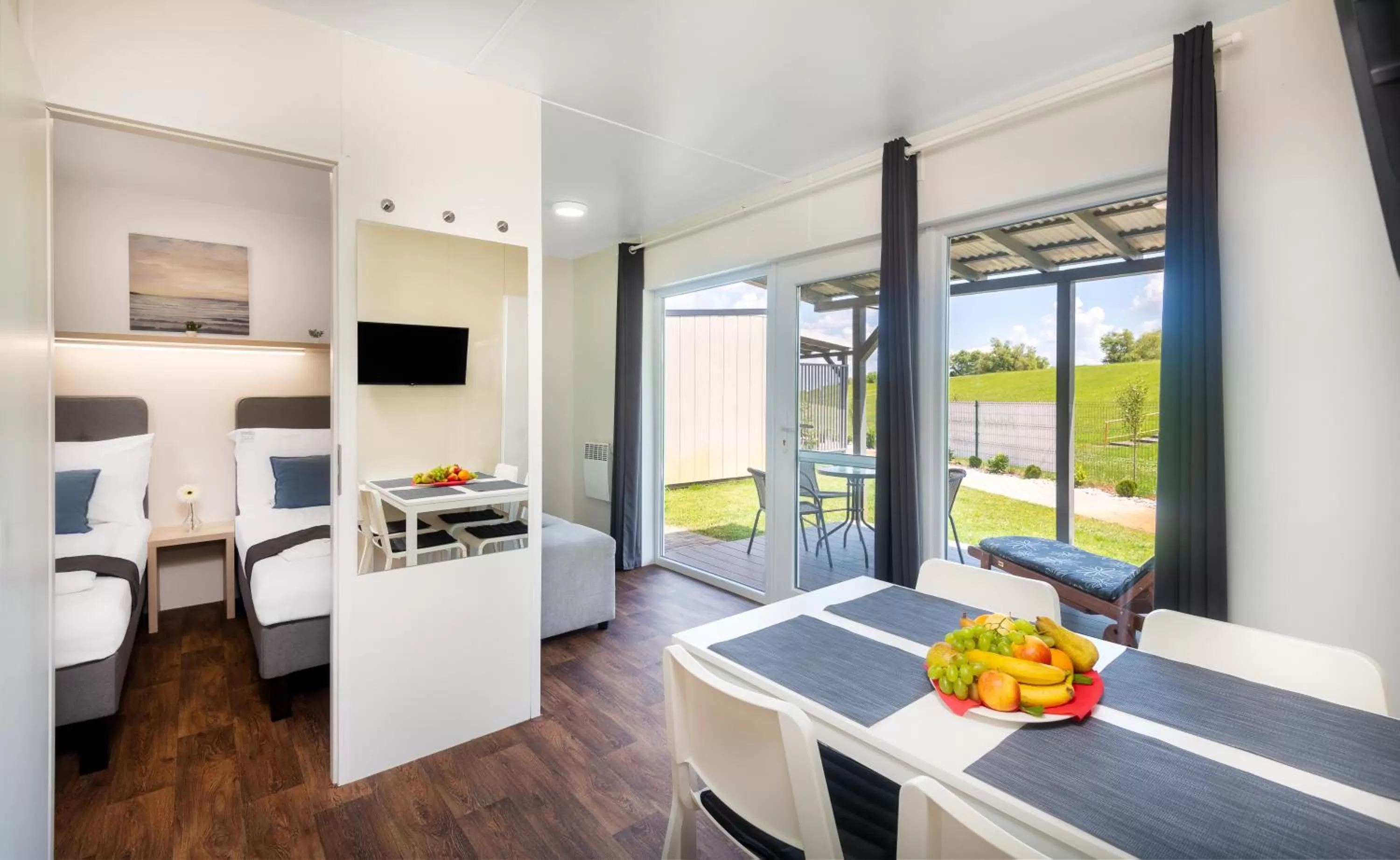 Living room in Tisza-tó Apartmanpark