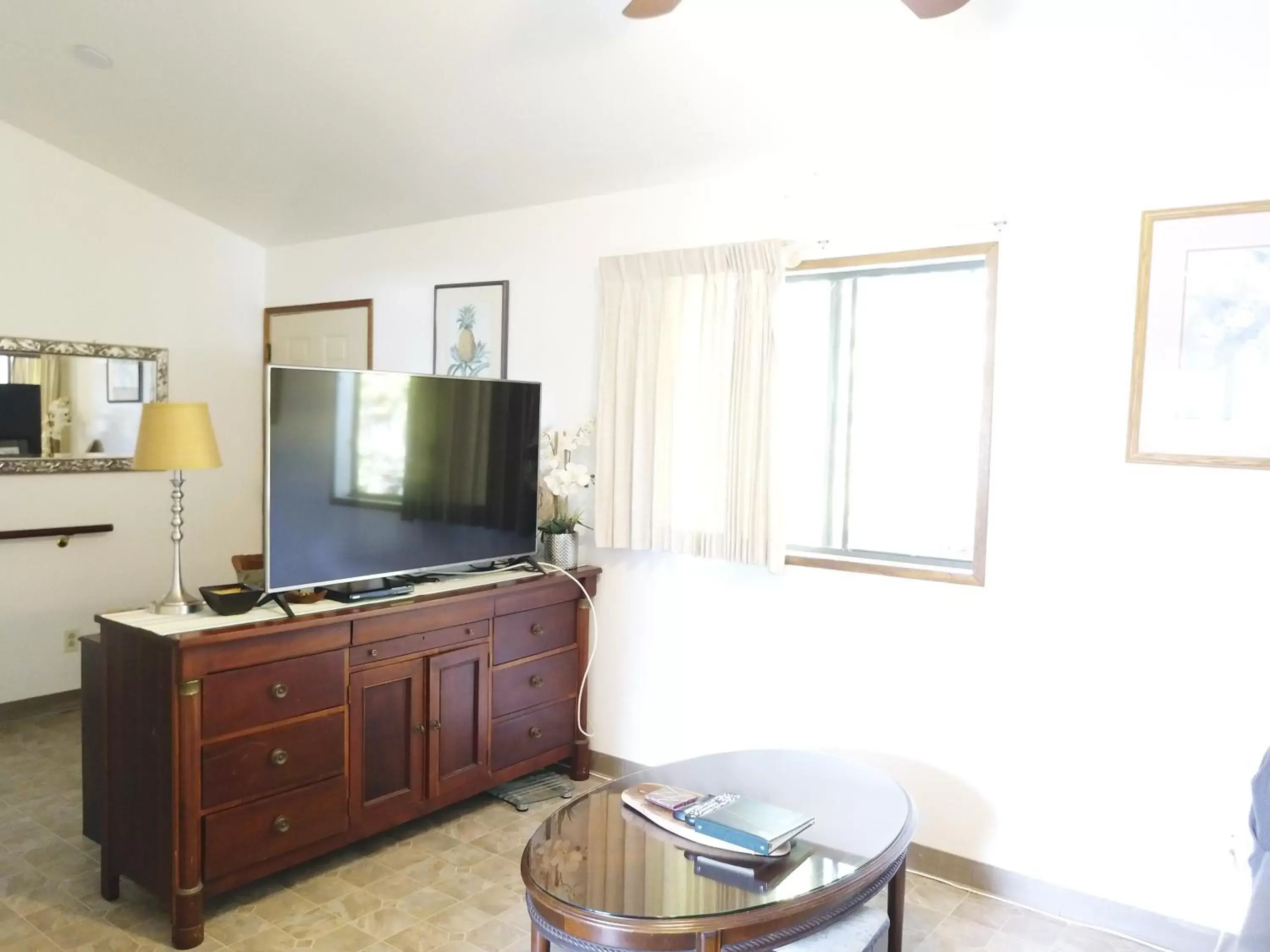 TV/Entertainment Center in Hawaiian Ohana Home