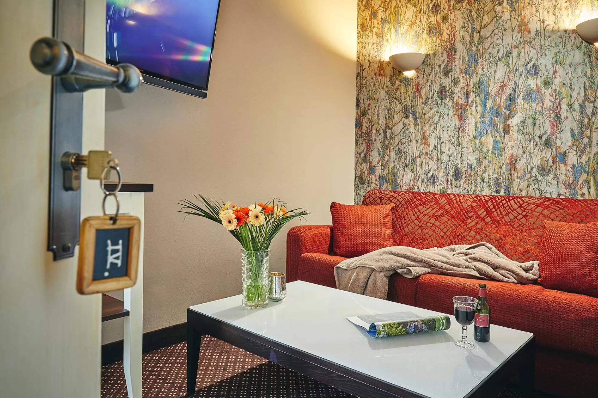 Living room in Hotel Alte Schule