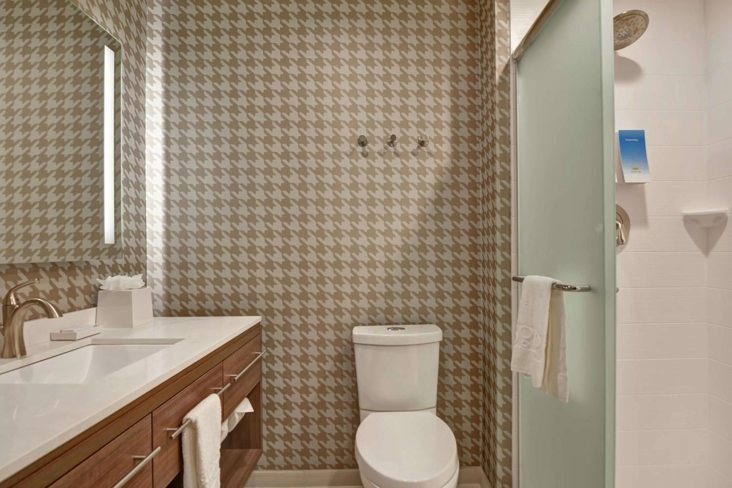 Bathroom in Home2 Suites By Hilton Charlotte Piper Glen