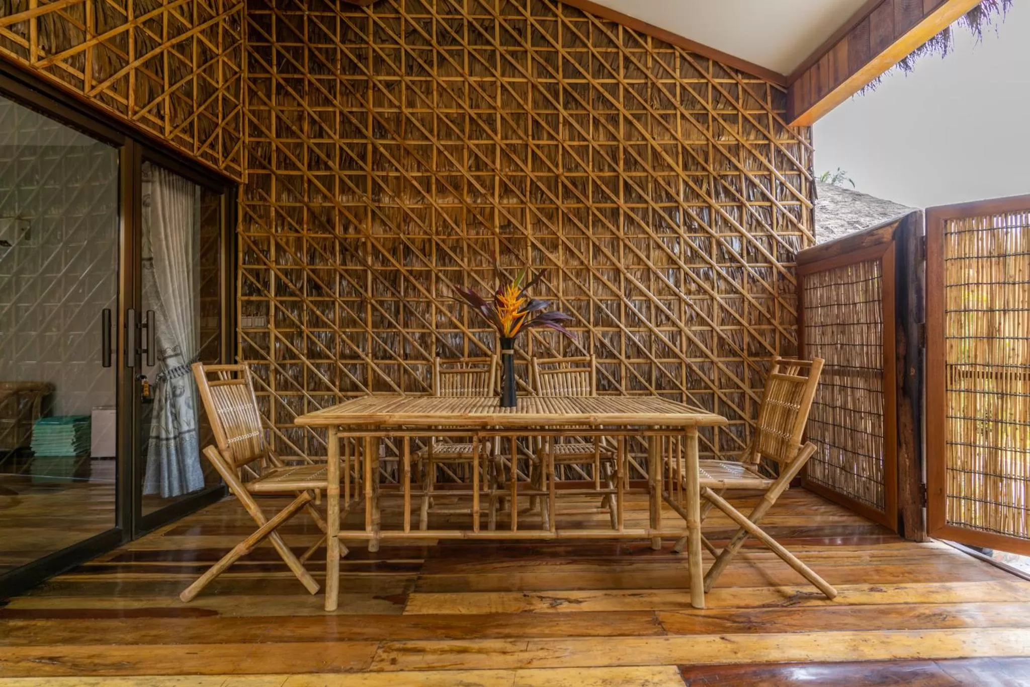 Balcony/Terrace in Authentic Khmer Village Resort