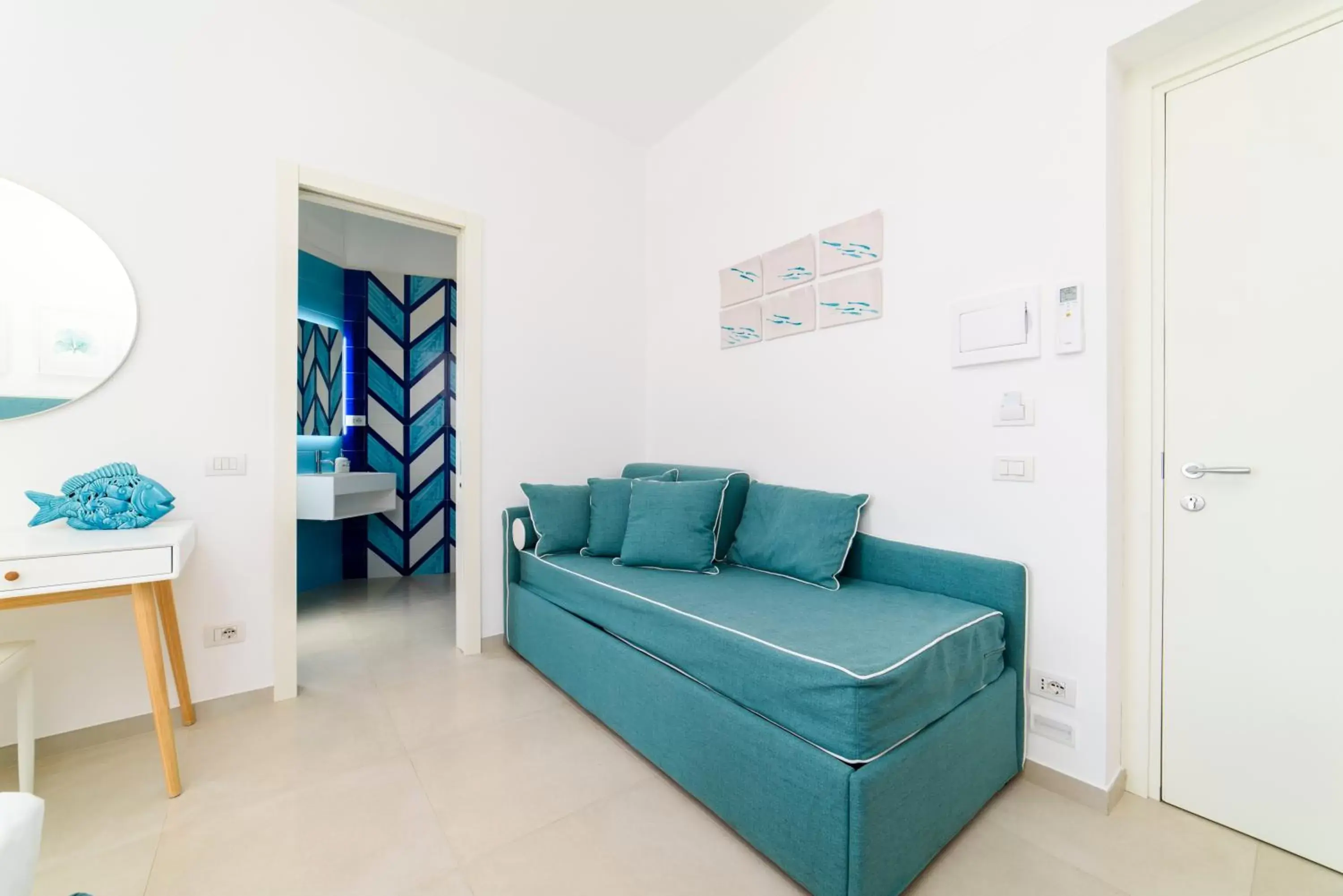 Bed, Seating Area in Residenza Al Pesce D'Oro