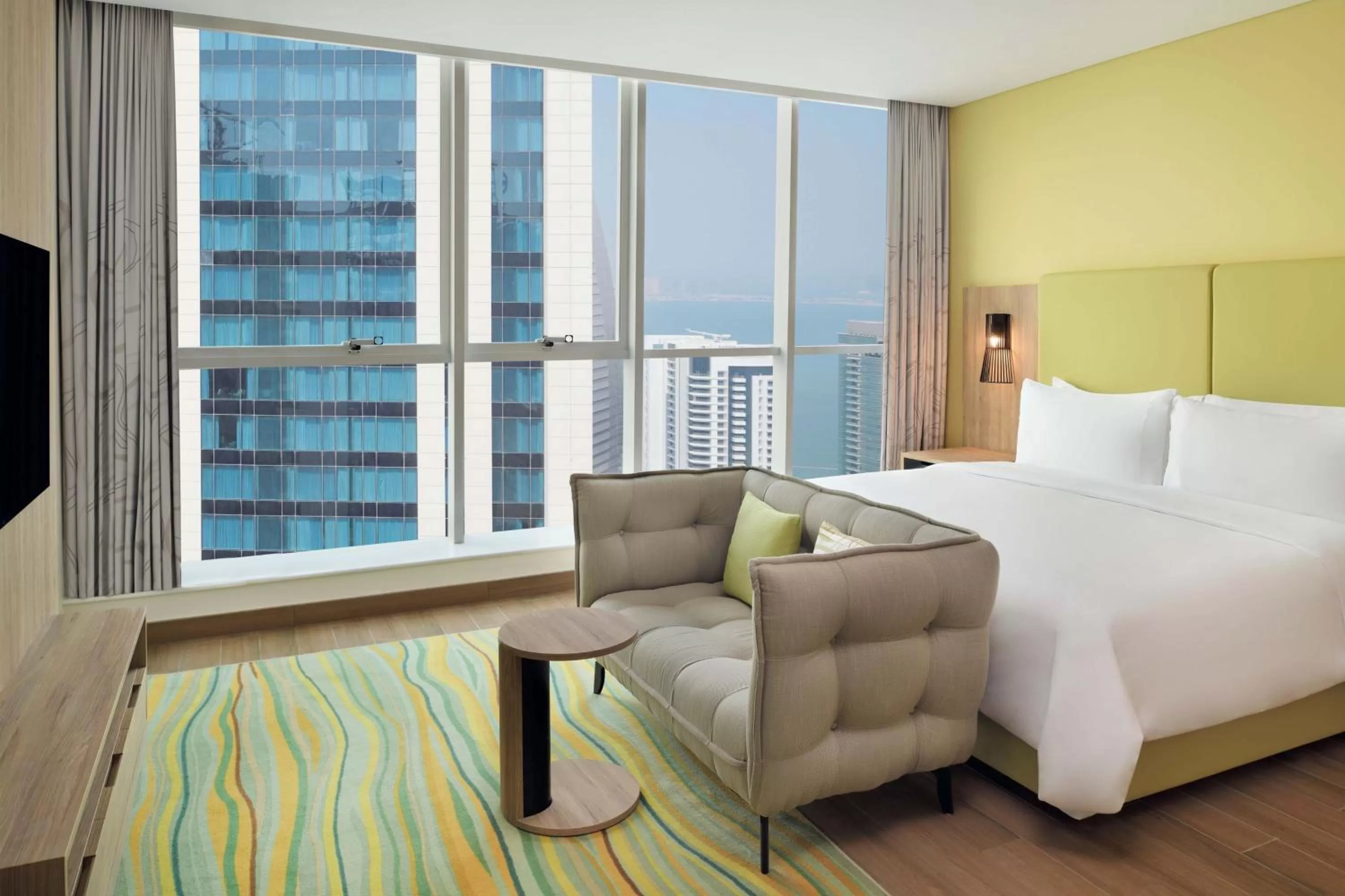 Photo of the whole room, Bed in Element by Westin City Center Doha