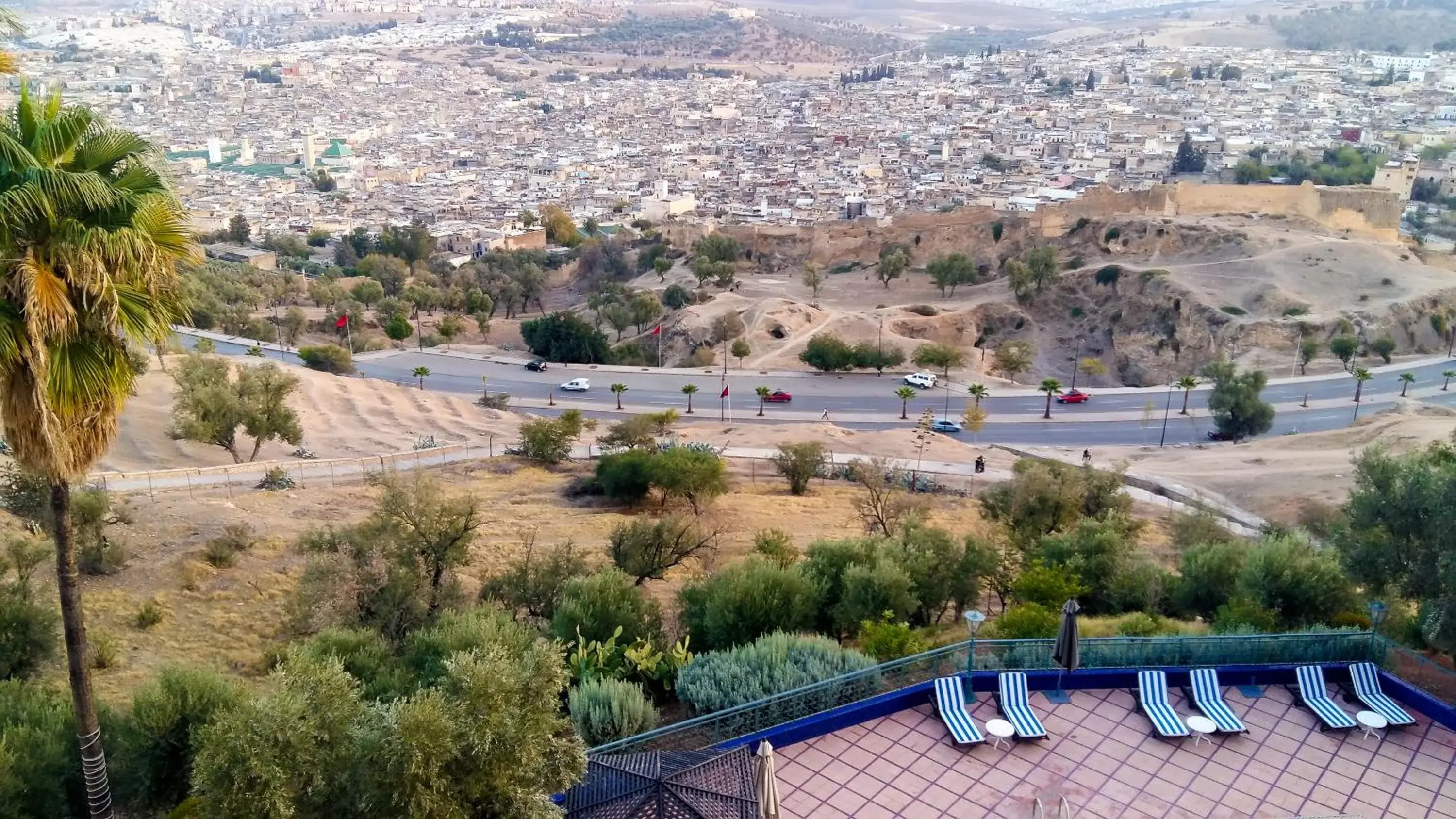 City view in Les Mérinides