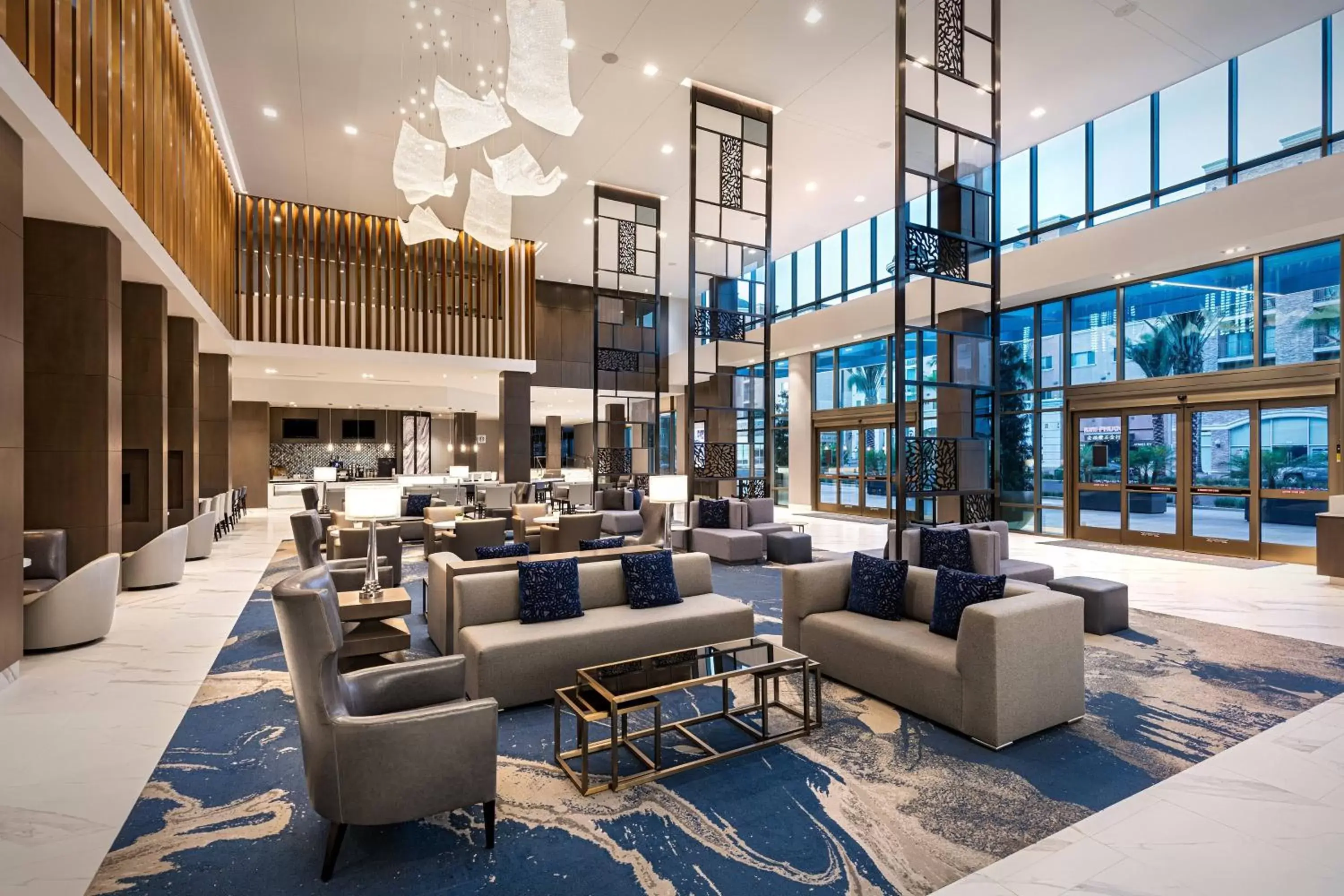 Lobby or reception, Lounge/Bar in Courtyard by Marriott Los Angeles Monterey Park