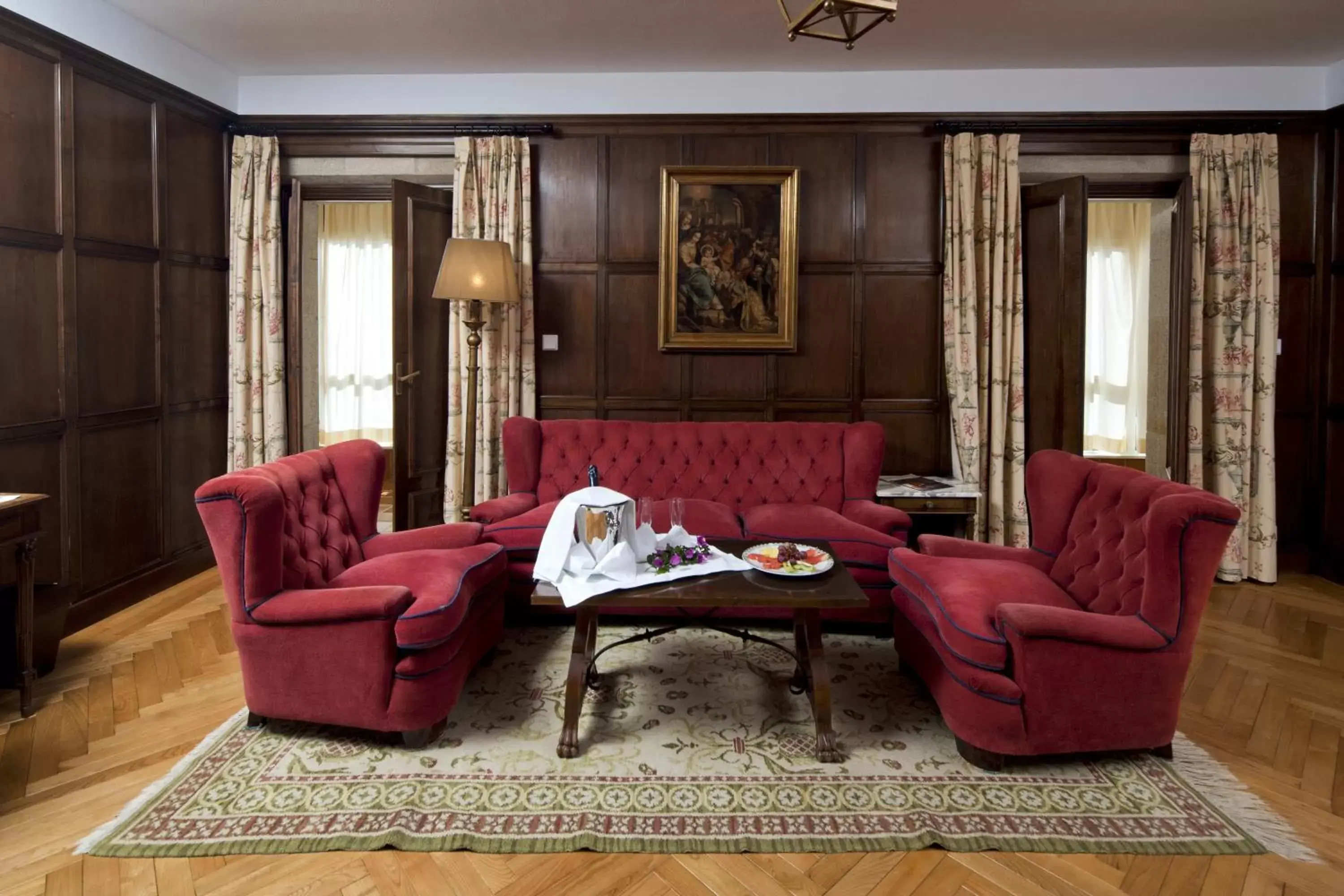 Living room, Seating Area in Parador de Ribadeo