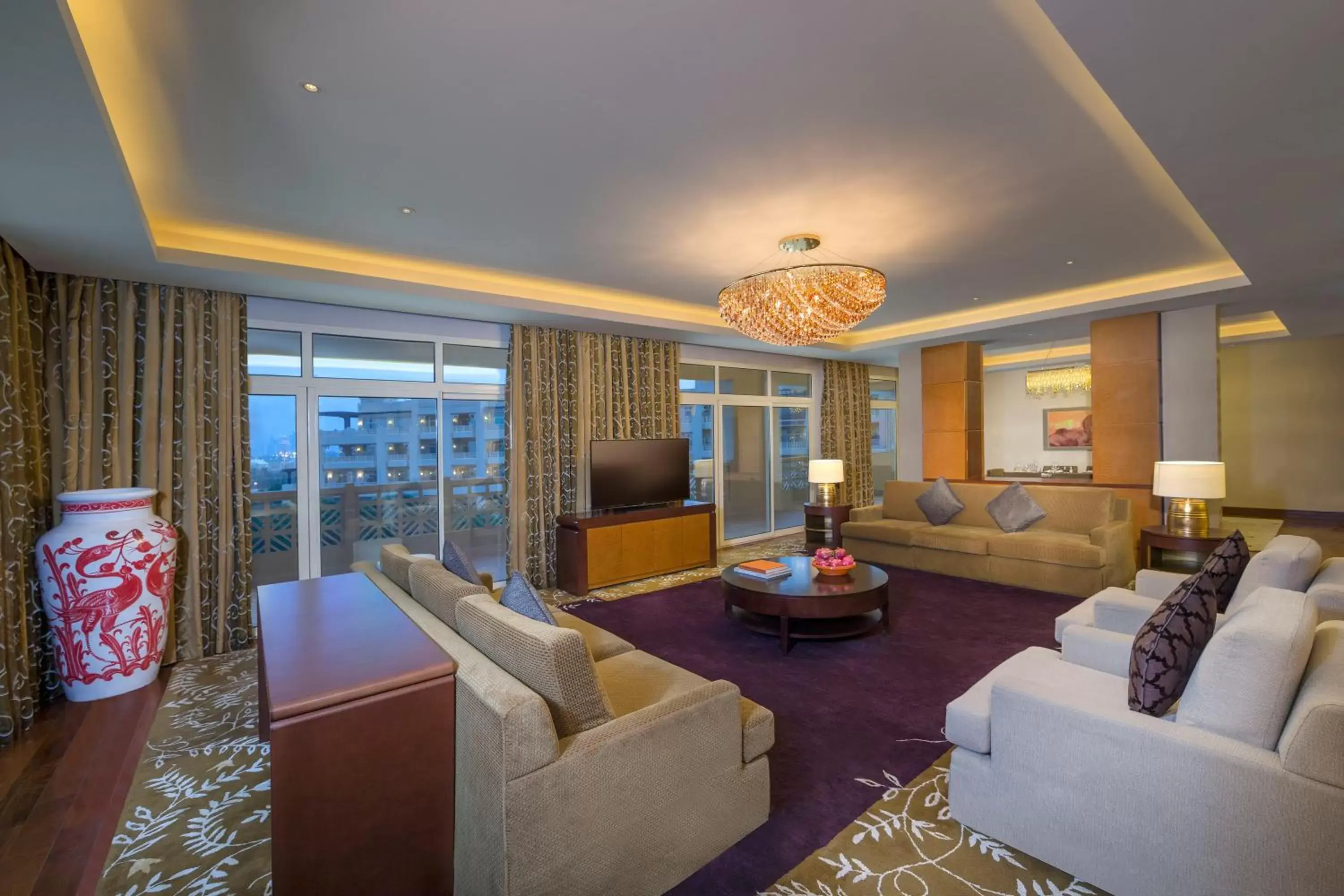TV and multimedia, Seating Area in Grand Hyatt Doha Hotel & Villas