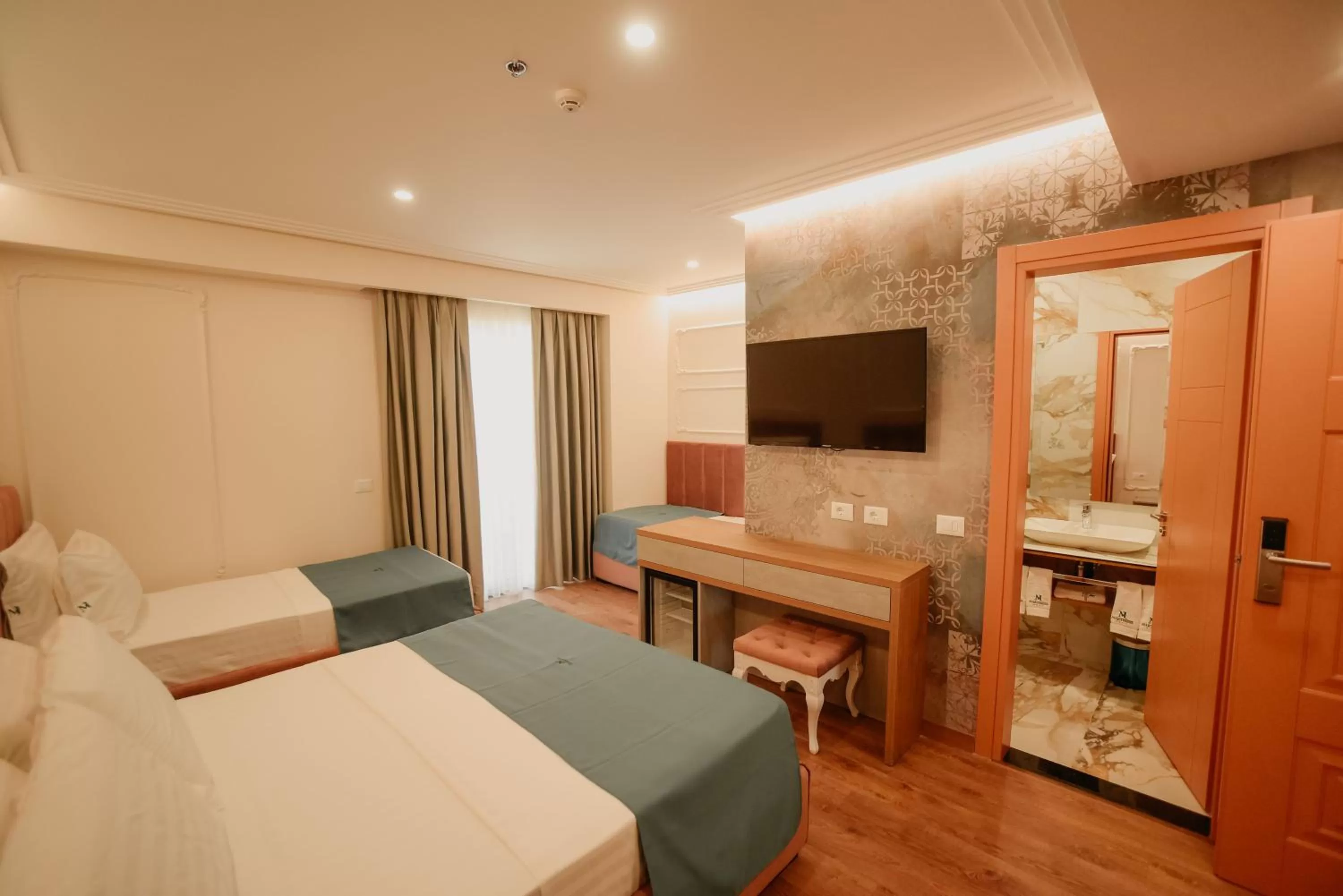 Bed in Martiness Hotel Durres