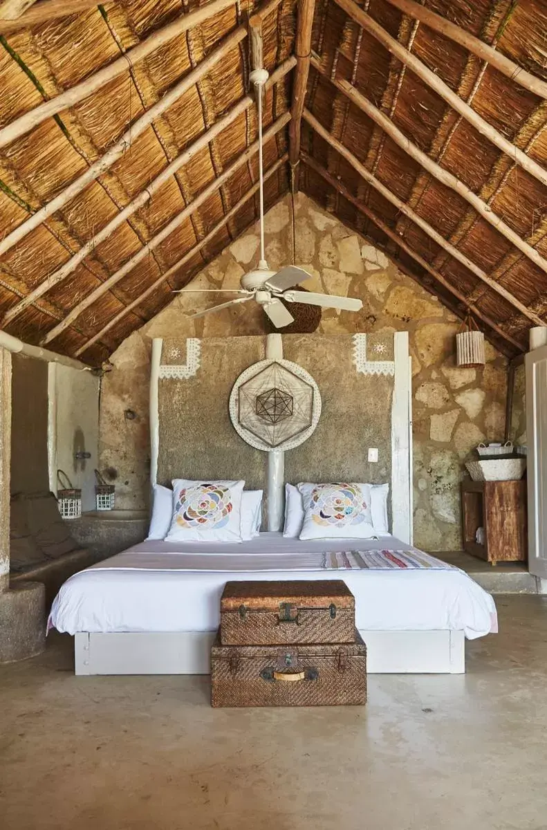 Photo of the whole room, Bed in Nomade Tulum