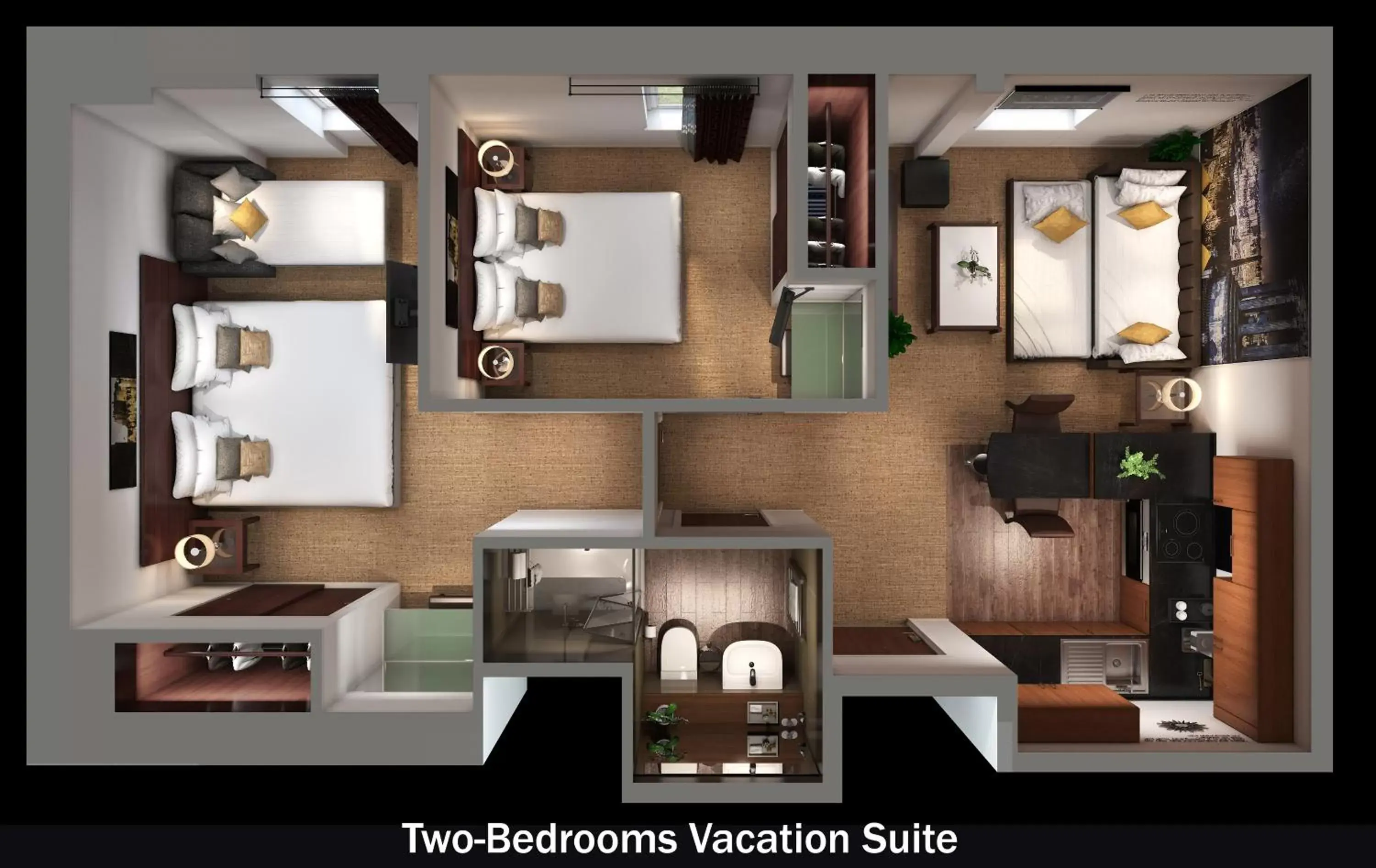 Floor Plan in Stewart by Heeton Concept - Aparthotel Edinburgh