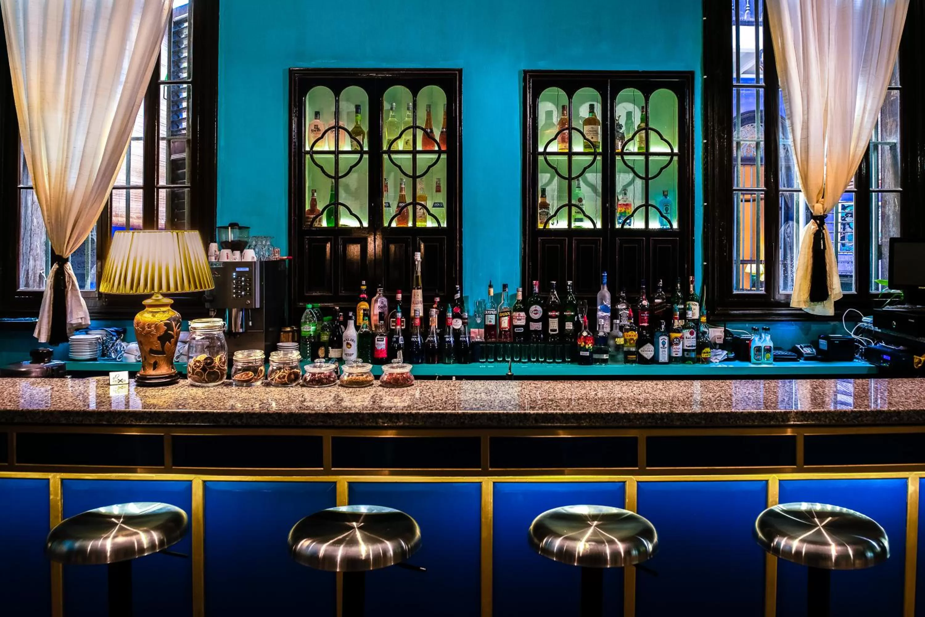 Lounge or bar in Cheong Fatt Tze - The Blue Mansion