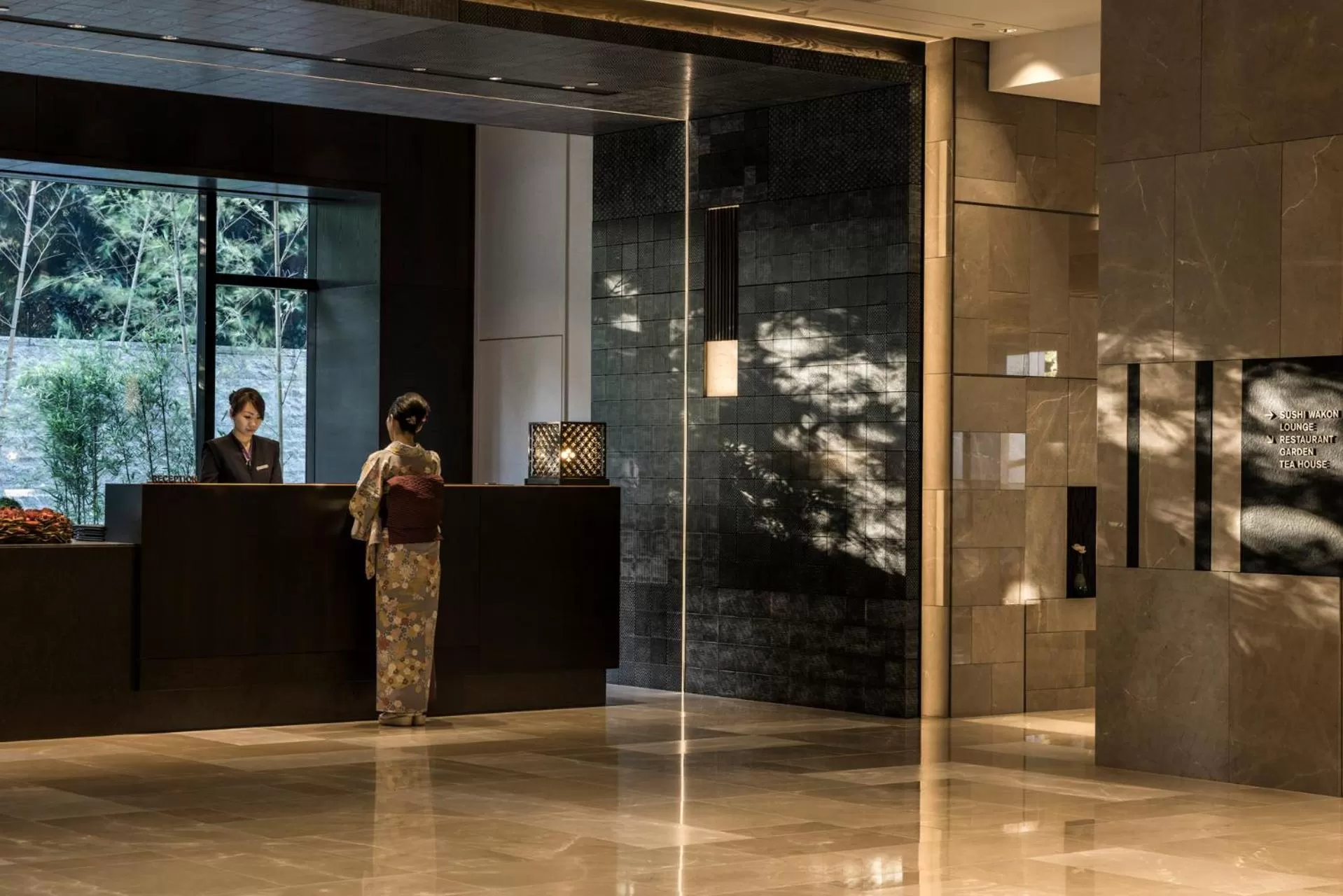 Lobby or reception in Four Seasons Hotel Kyoto