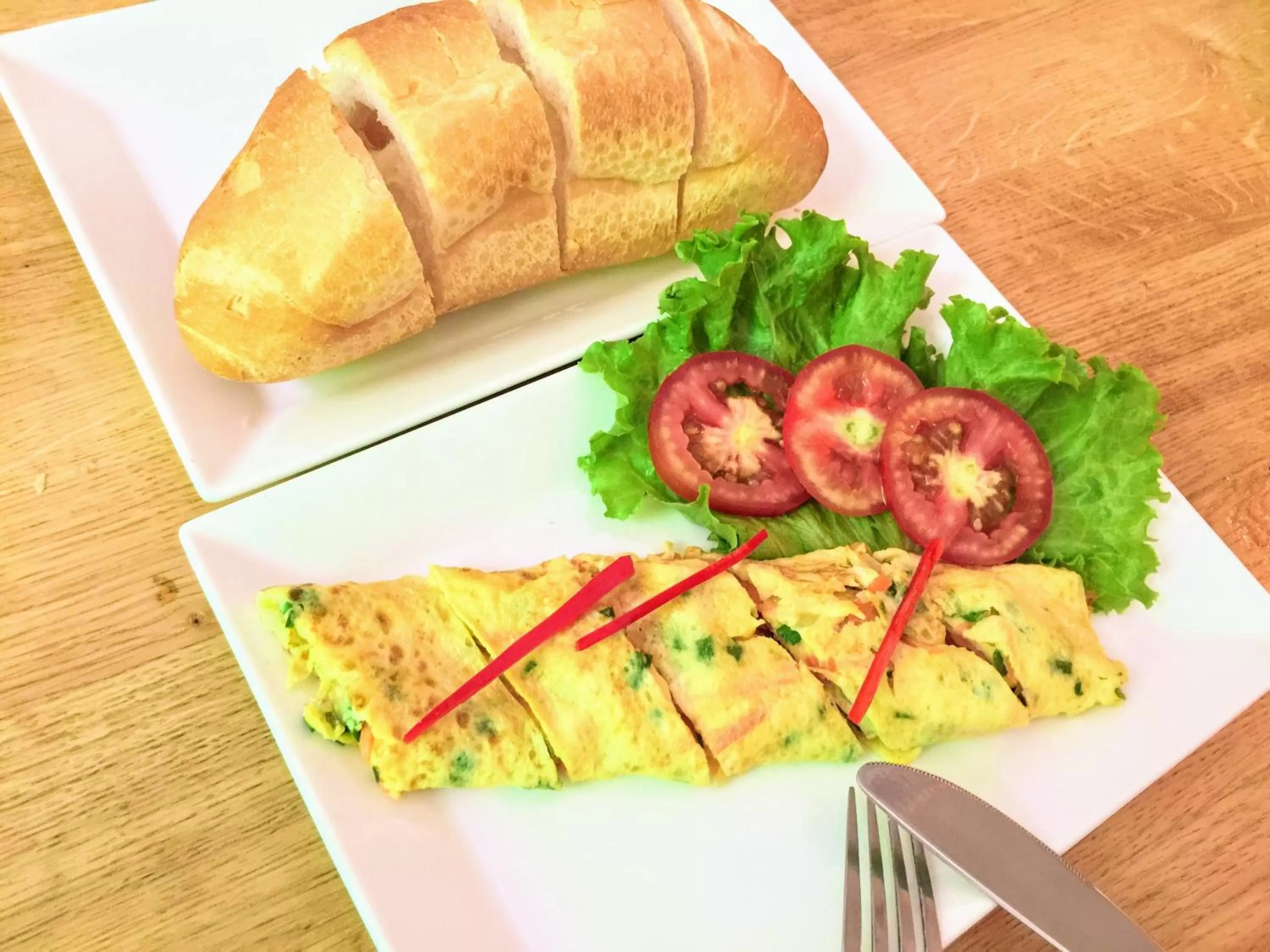 Breakfast in Na Nue Hotel