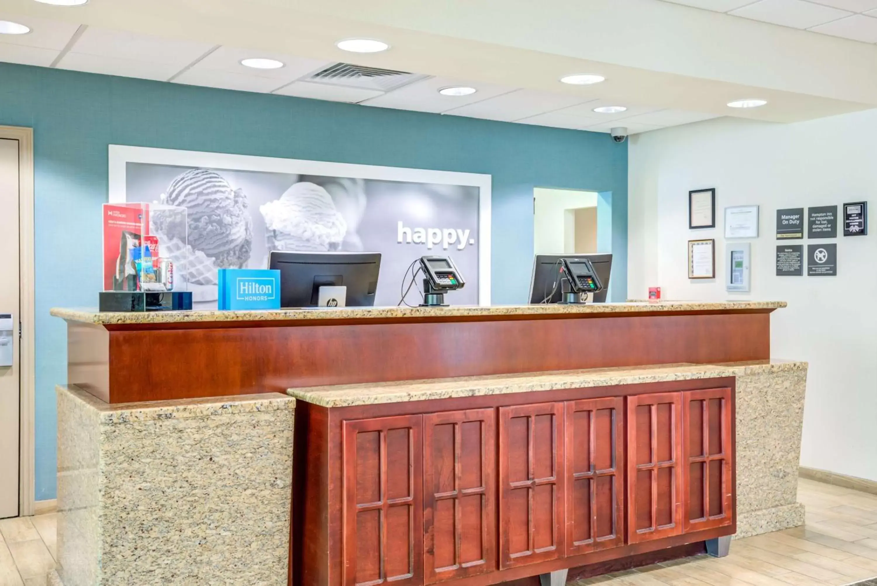 Lobby or reception in Hampton Inn & Suites Westford-Chelmsford Lobby or reception in Hampton Inn & Suites Westford-Chelmsford