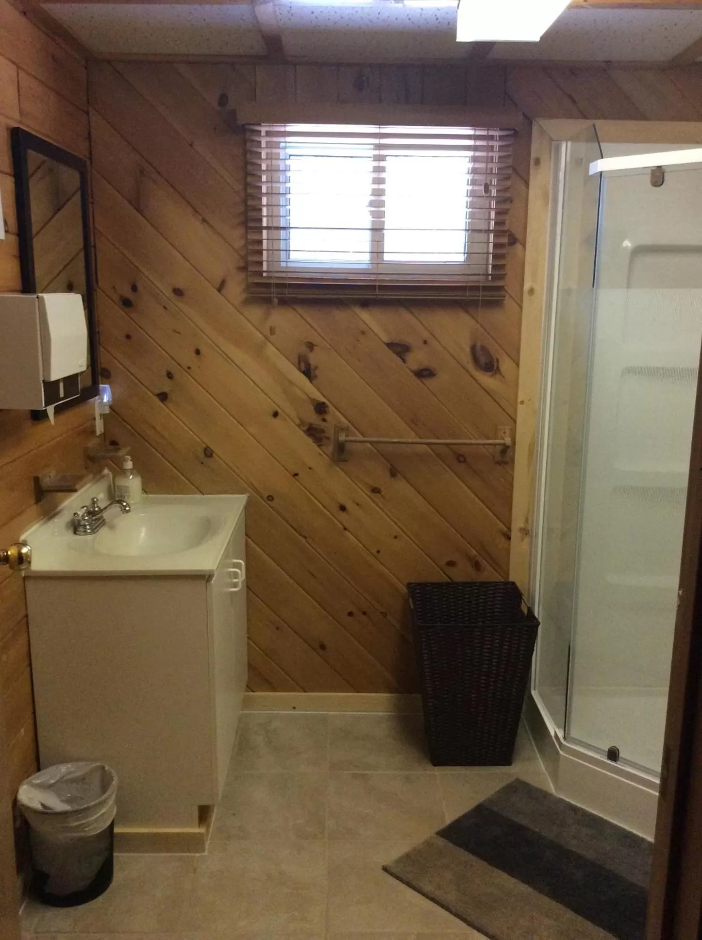 Bathroom in Madawaska Lodge