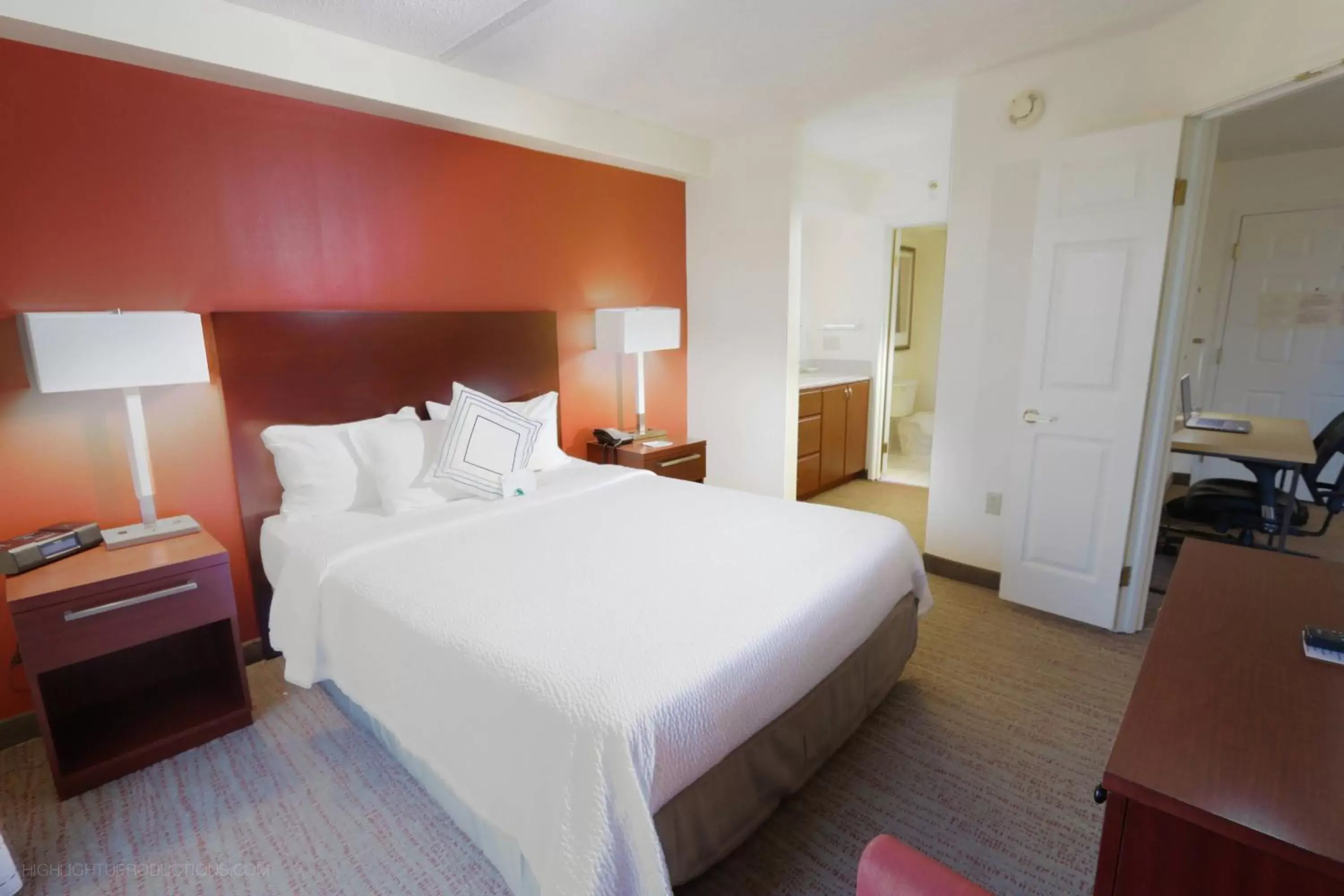 Bedroom, Bed in Residence Inn Fort Worth Alliance Airport