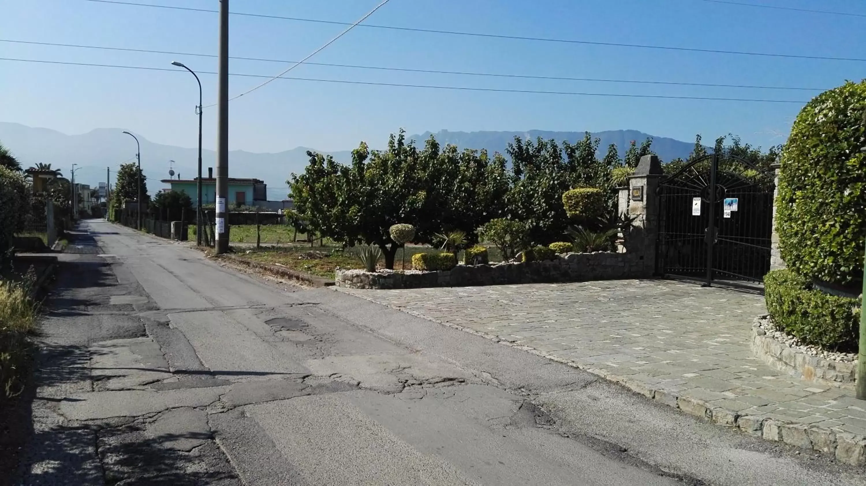 Street view in B&B Villa Lura Pompei