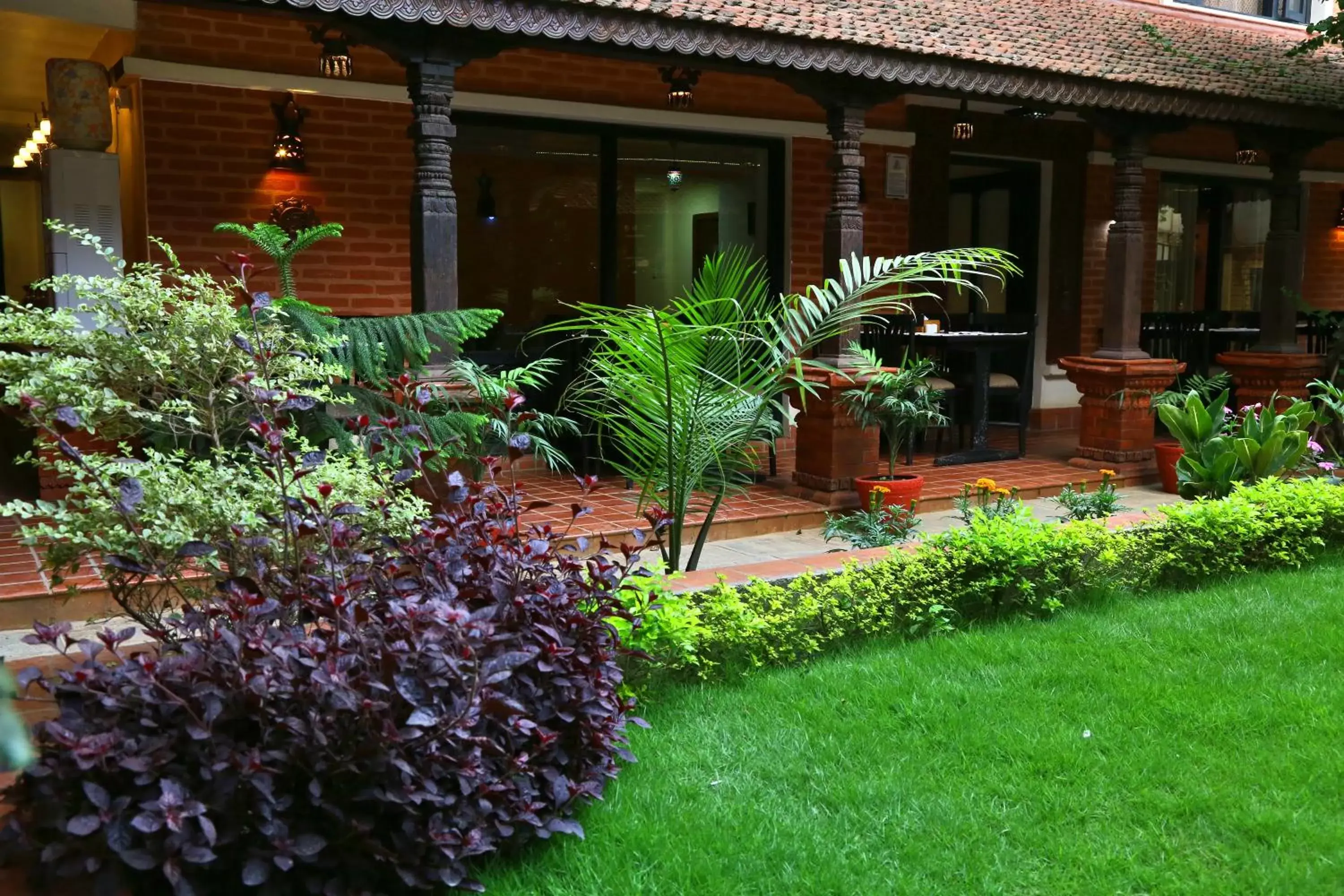 Garden in Taleju Boutique Hotel