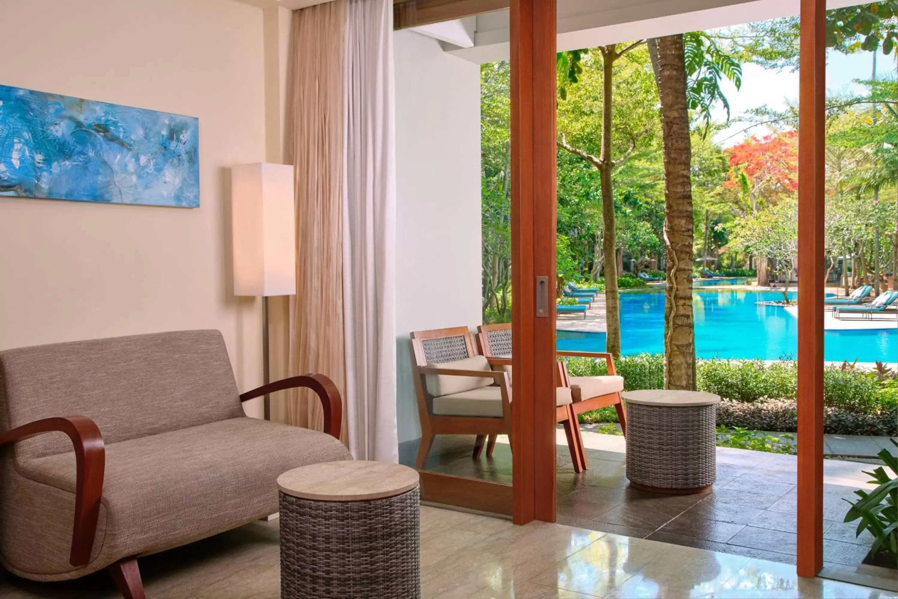 Swimming pool, Pool View in Courtyard by Marriott Bali Nusa Dua Resort