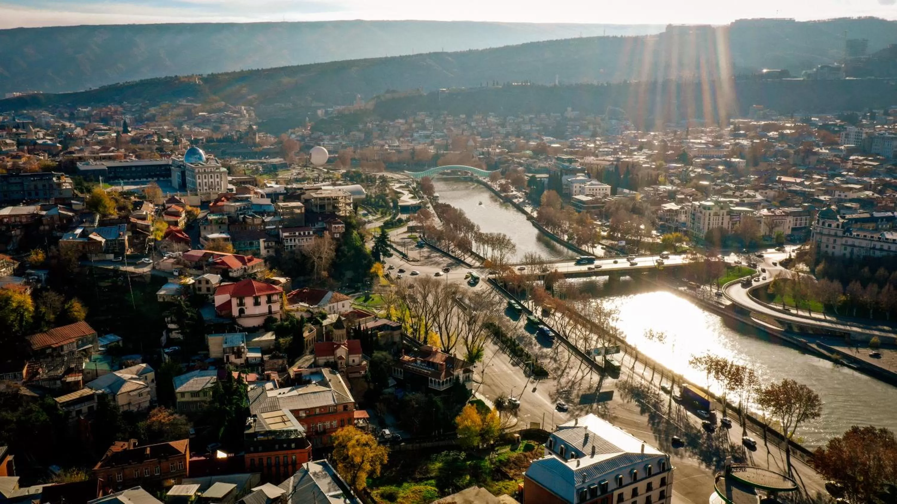 Bird's eye view in Tamarisi Old Tbilisi