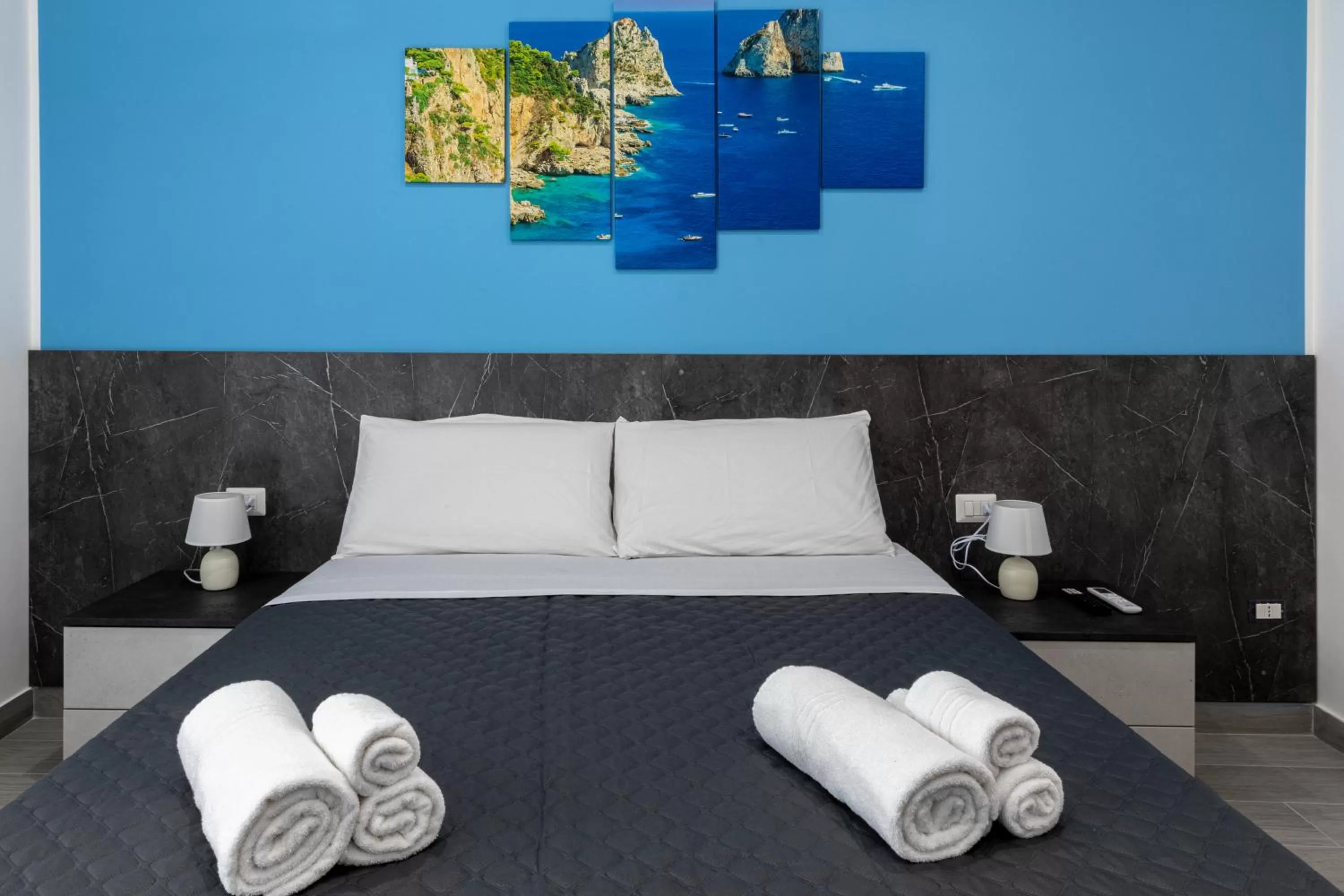 Bed in Partenope Guest House