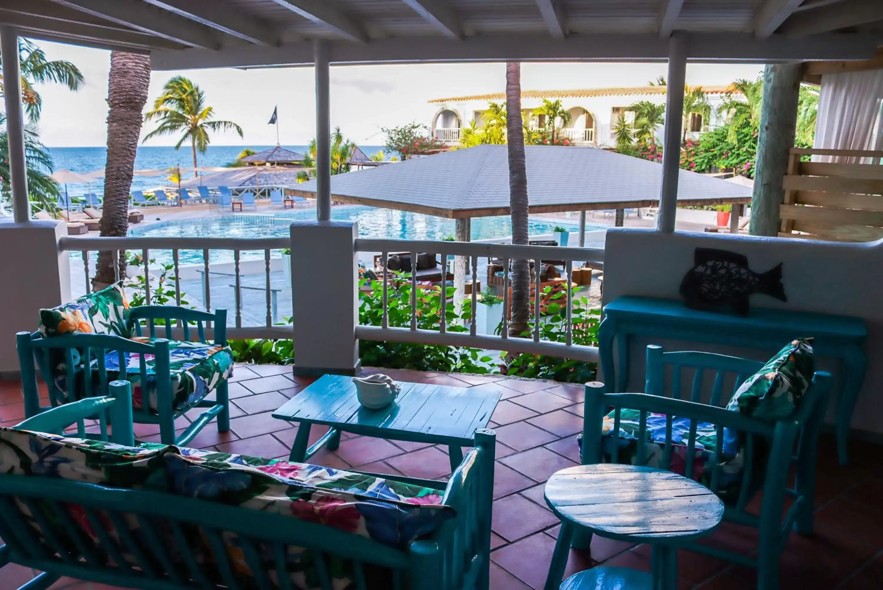 Seating area, Restaurant/Places to Eat in Ocean Point Resort & Spa Adults Only