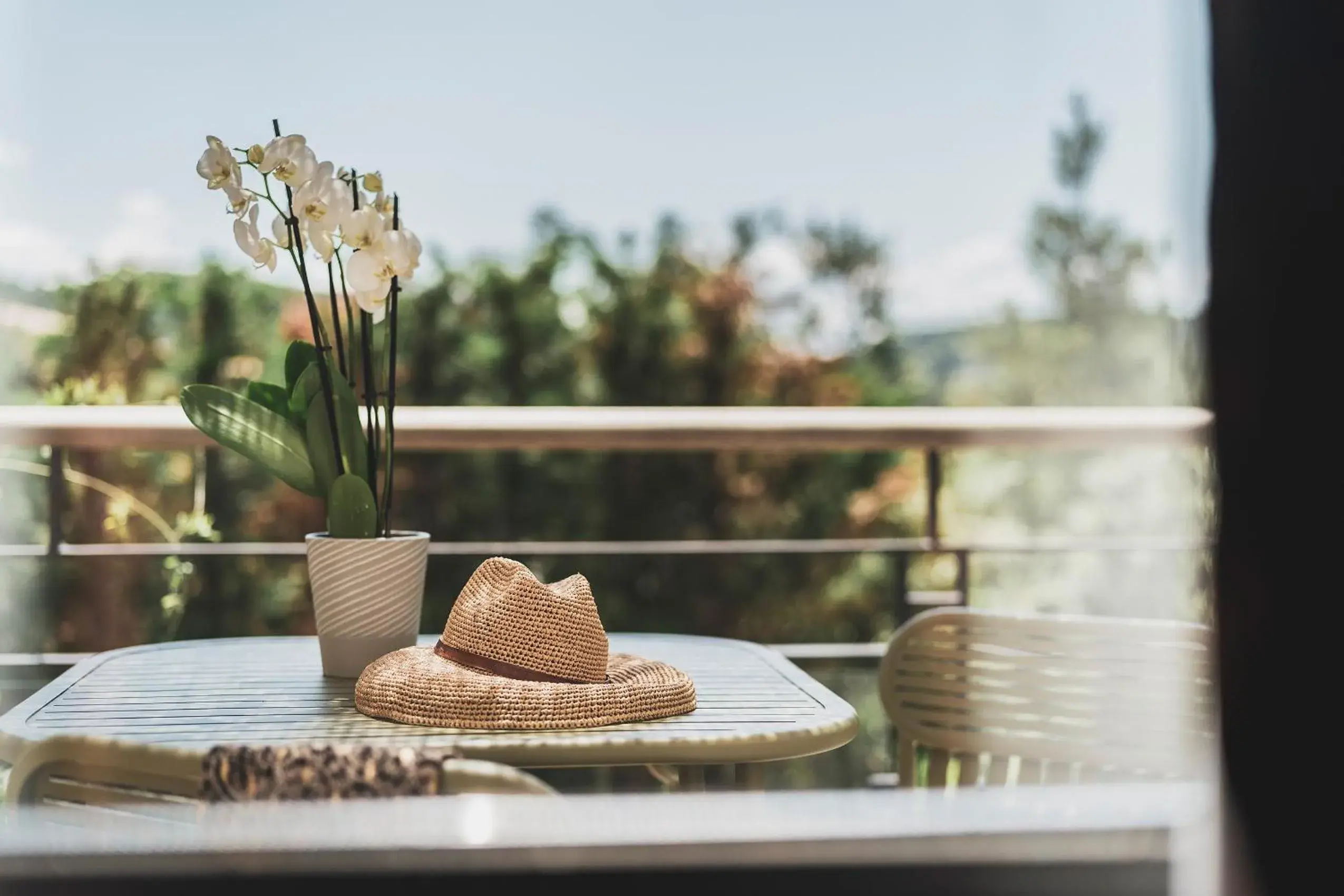 Balcony/Terrace in Les Lodges Sainte-Victoire Hotel & Spa