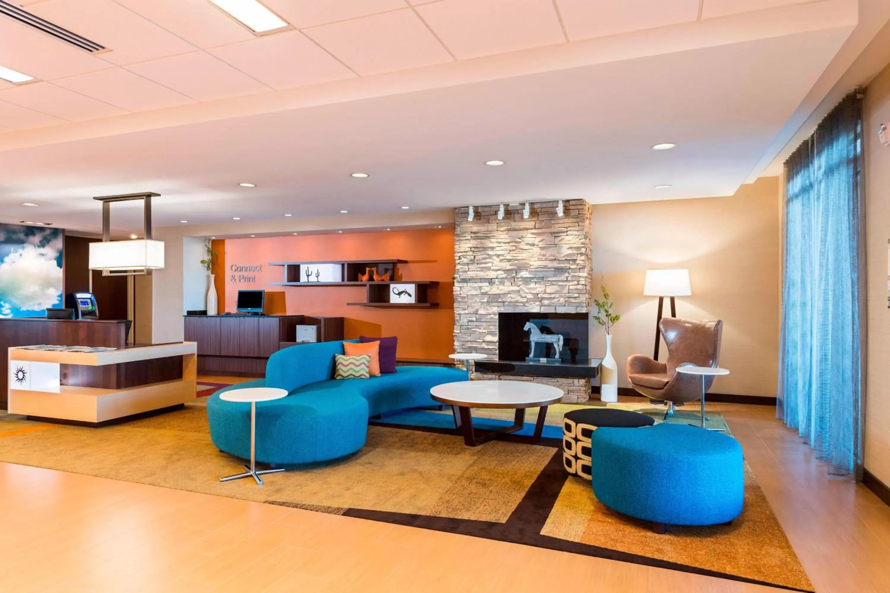 Lobby or reception, Seating Area in Fairfield by Marriott Inn & Suites Palm Desert Coachella Valley