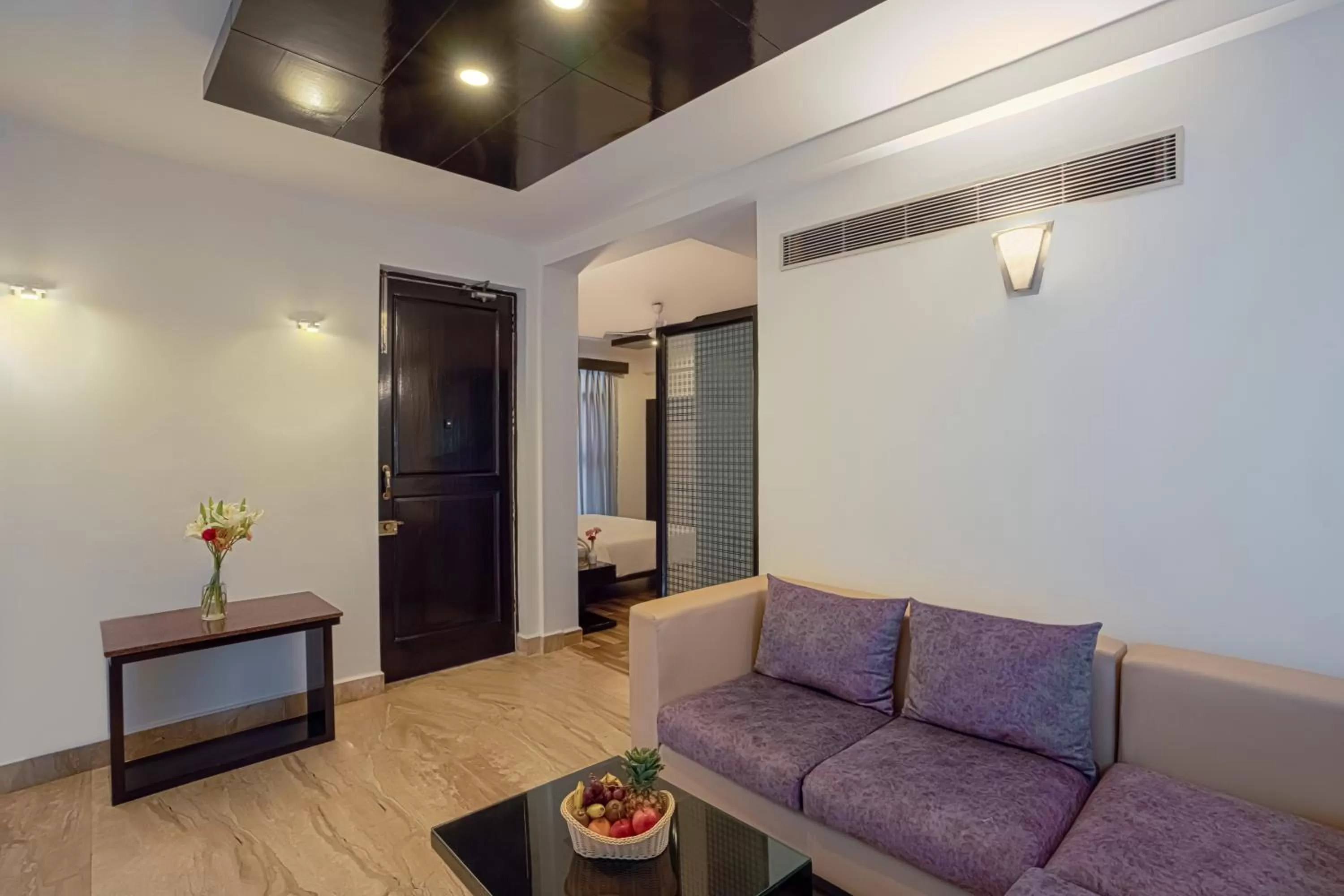 Living room in Country Inn Goa Varca Beach - 2 minutes walk to the beach