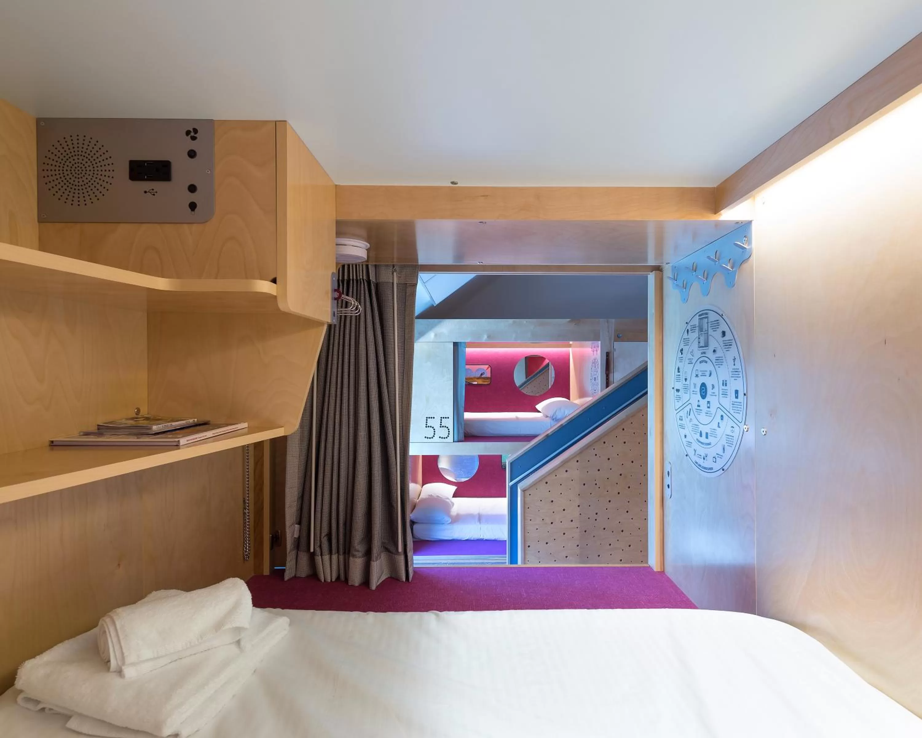 Photo of the whole room, Bed in Pangea Pod Hotel