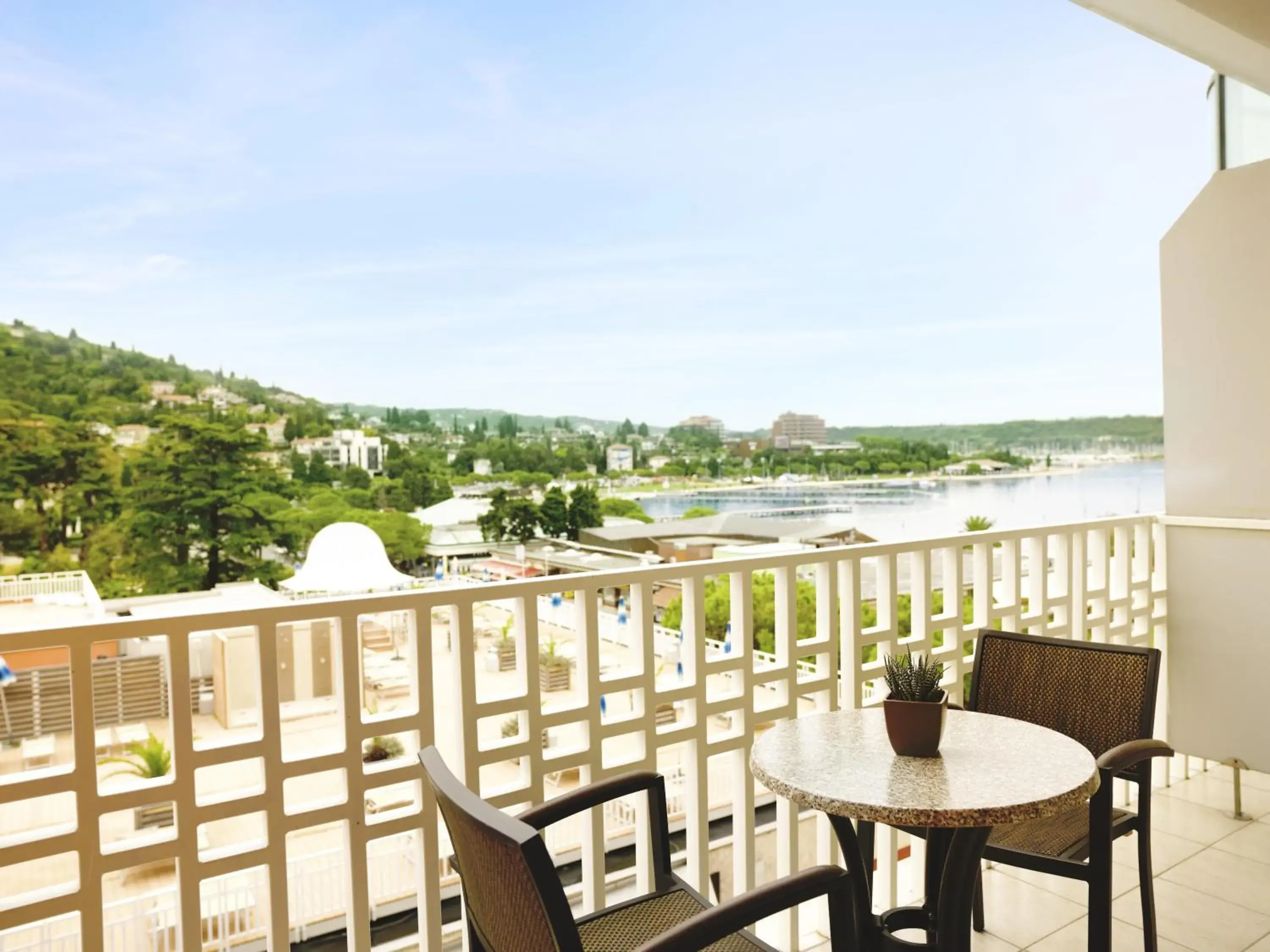 View (from property/room), Balcony/Terrace in Grand Hotel Portoroz 4* superior  Terme & Wellness LifeClass