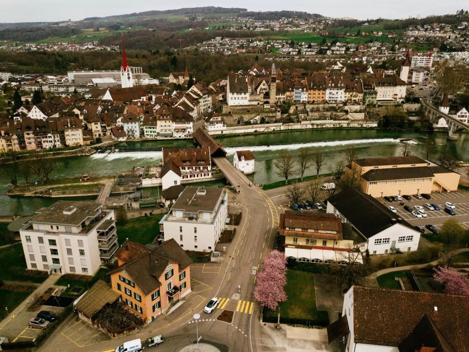 Bird's eye view in Hotel - Restaurant Waage