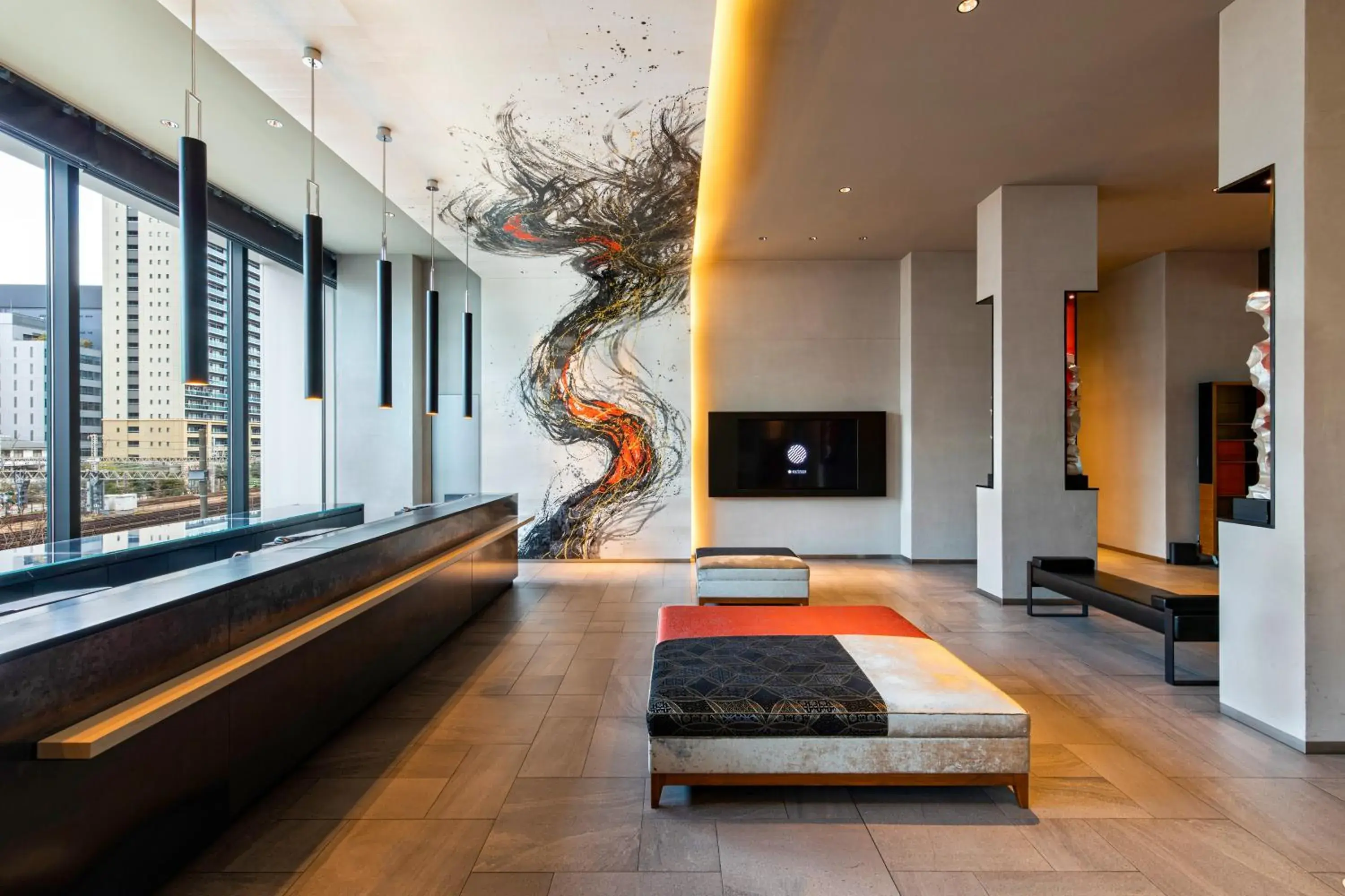 Lobby or reception, Bed in Pullman Tokyo Tamachi Lobby or reception, Bed in Pullman Tokyo Tamachi