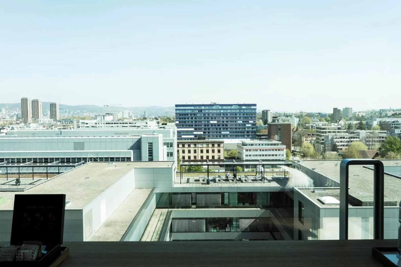 City view in Placid Hotel Design & Lifestyle Zurich