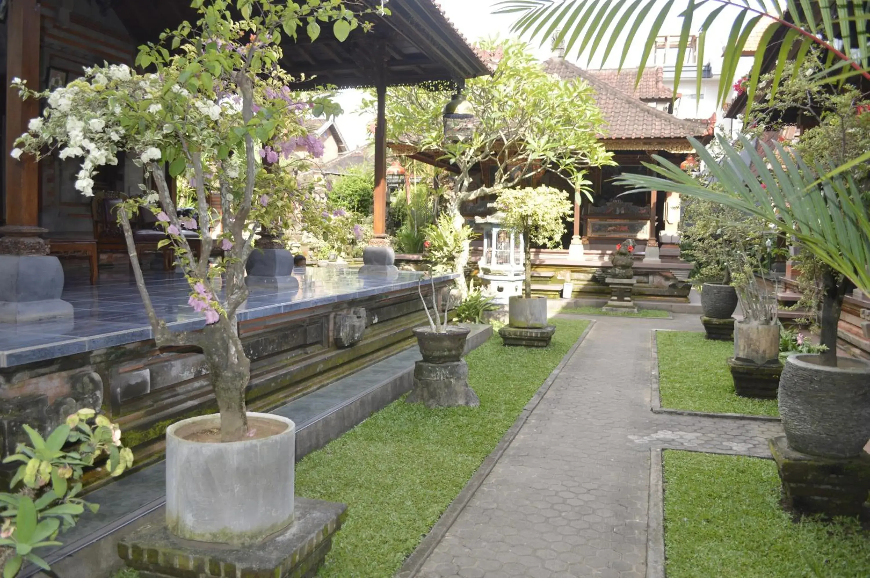 Facade/entrance, Garden in Nick's Homestay