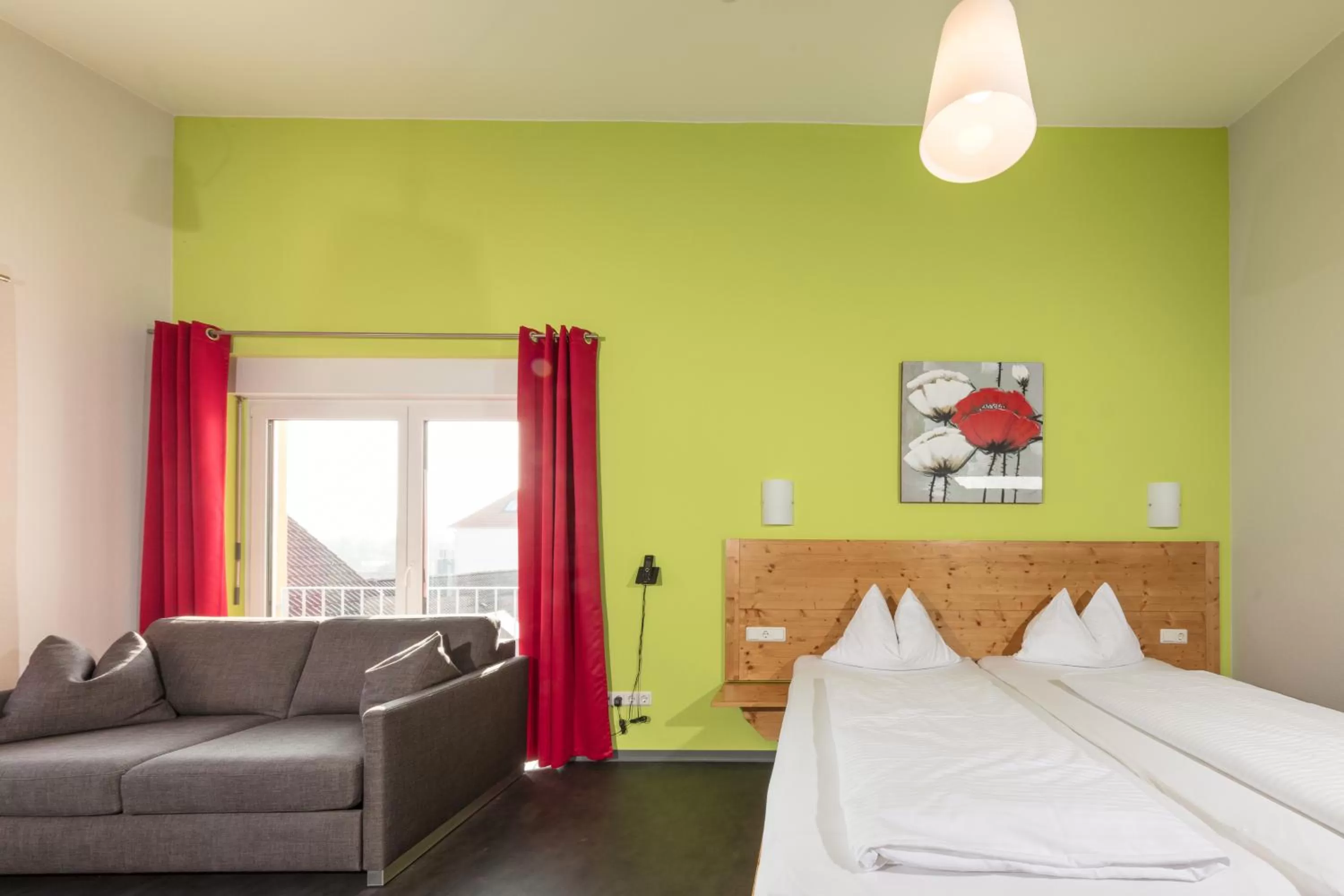 Bed in Hotel Demling