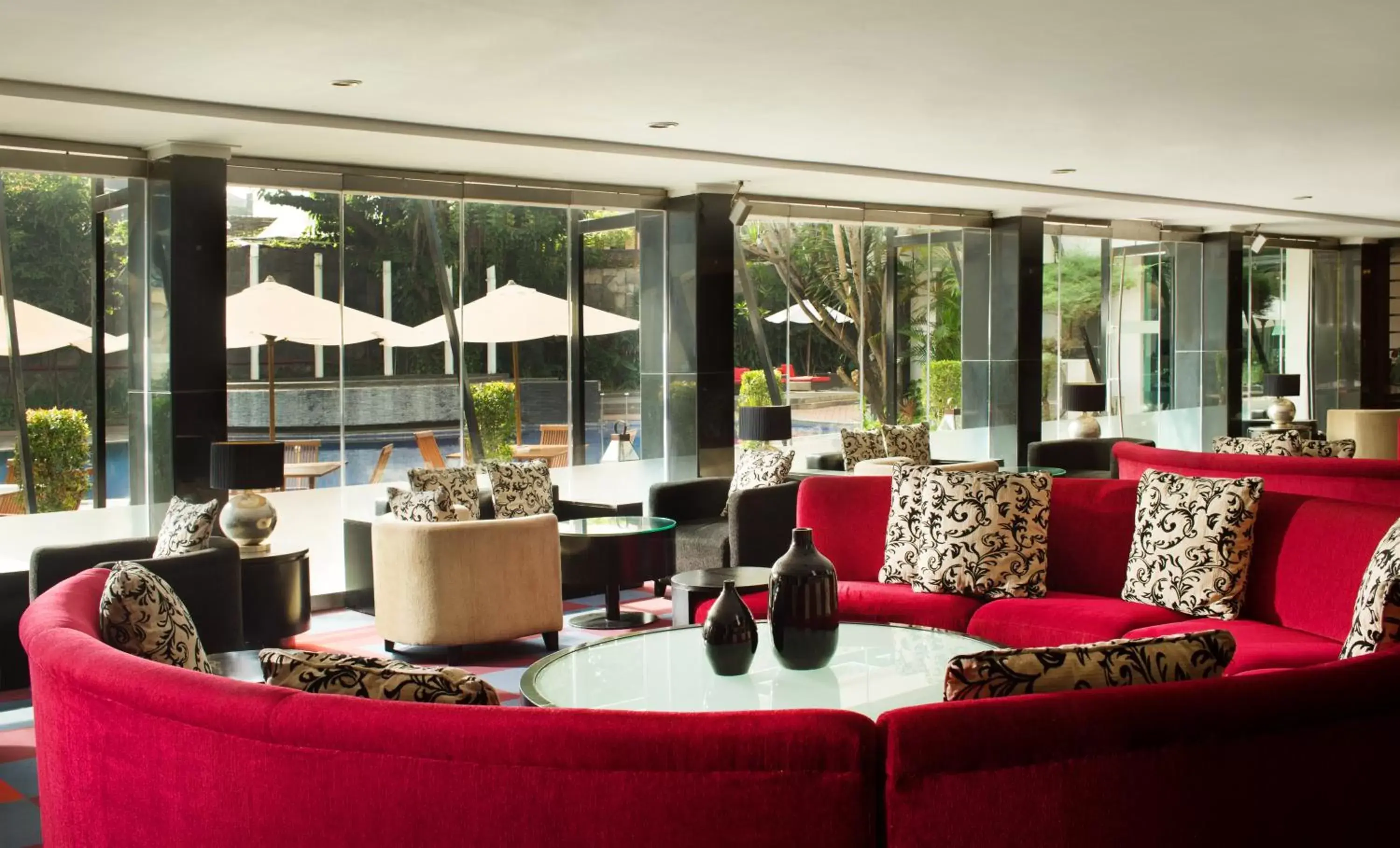 Lounge or bar in Grandkemang Hotel